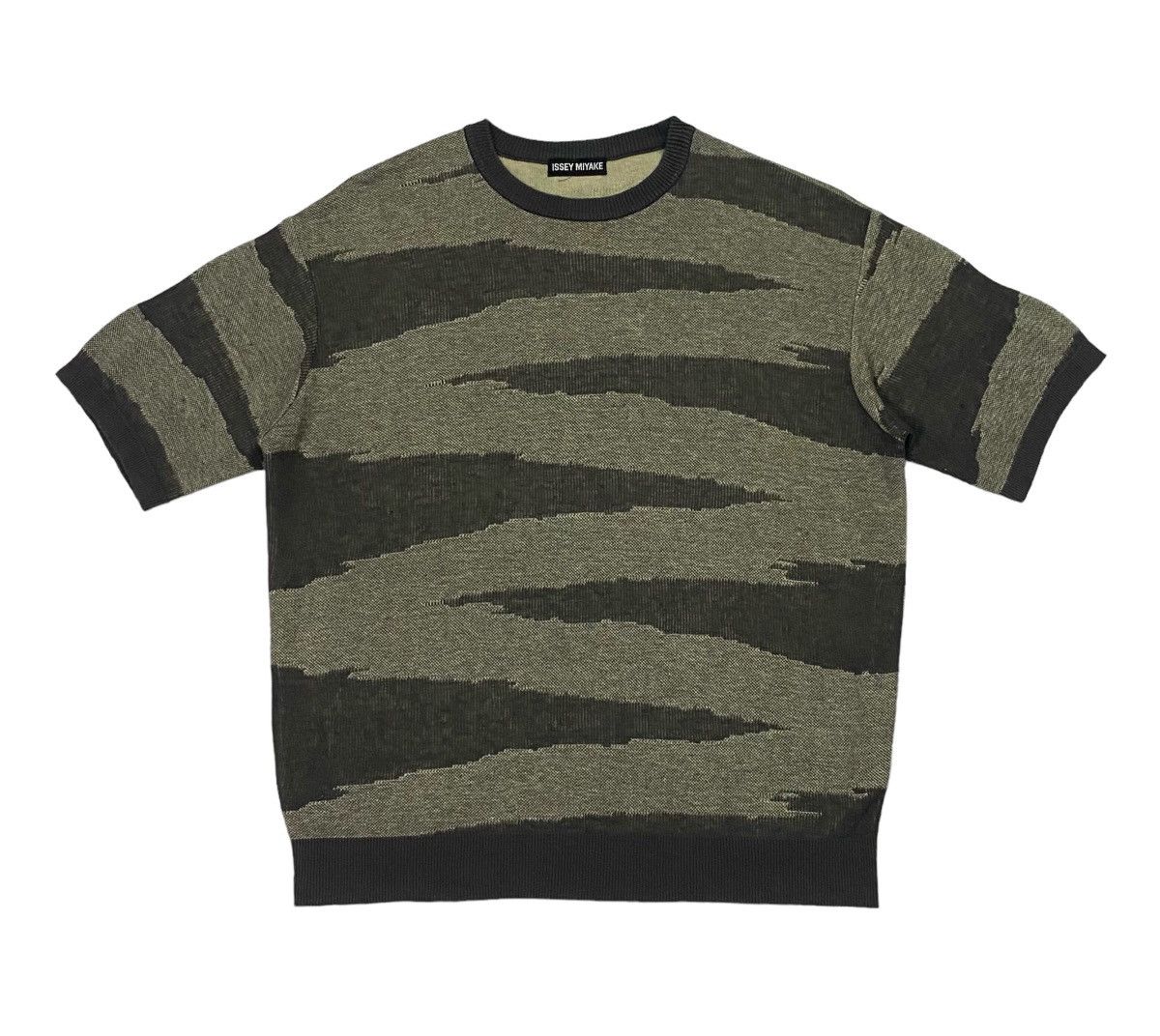 Issey Miyake Vintage Issey Miyake Short Sleeve Knit Jumper Size US M / EU 48-50 / 2 - 2 Thumbnail