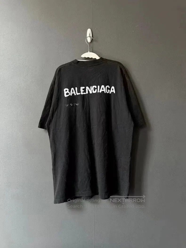 Balenciaga Balenciaga Graffiti Print Short Sleeve Tee. Size US S / EU 44-46 / 1 - 2 Thumbnail
