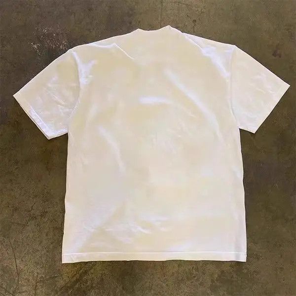 Vintage Kusuno x Hada Loose Letter Print Short Sleeve T Shirt White Size US XL / EU 56 / 4 - 5 Thumbnail