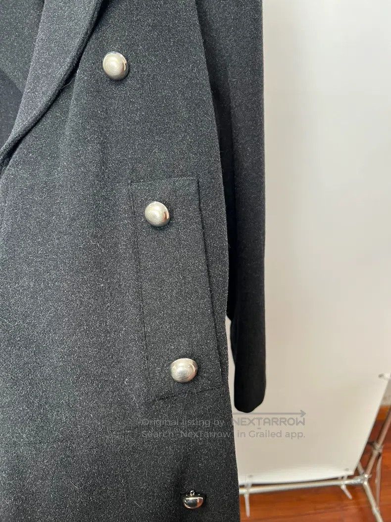 Yohji Yamamoto YOHJI YAMAMOTO Wool blend button-up overcoat, trench coat Size US L / EU 52-54 / 3 - 8 Thumbnail