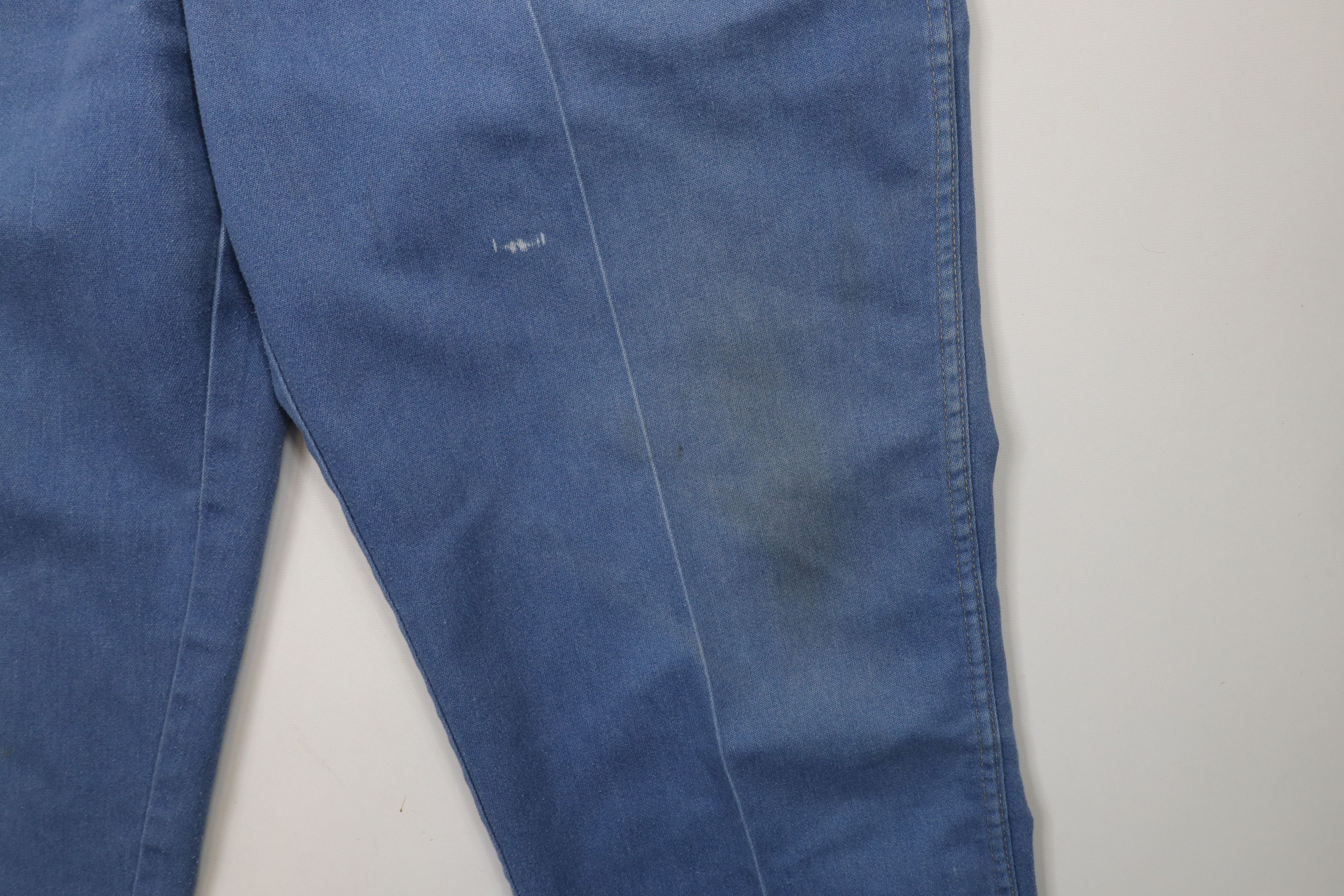 Vintage Vintage 90s Streetwear Flared Wide Leg Denim Jeans Blue Size US 36 / EU 52 - 5 Thumbnail