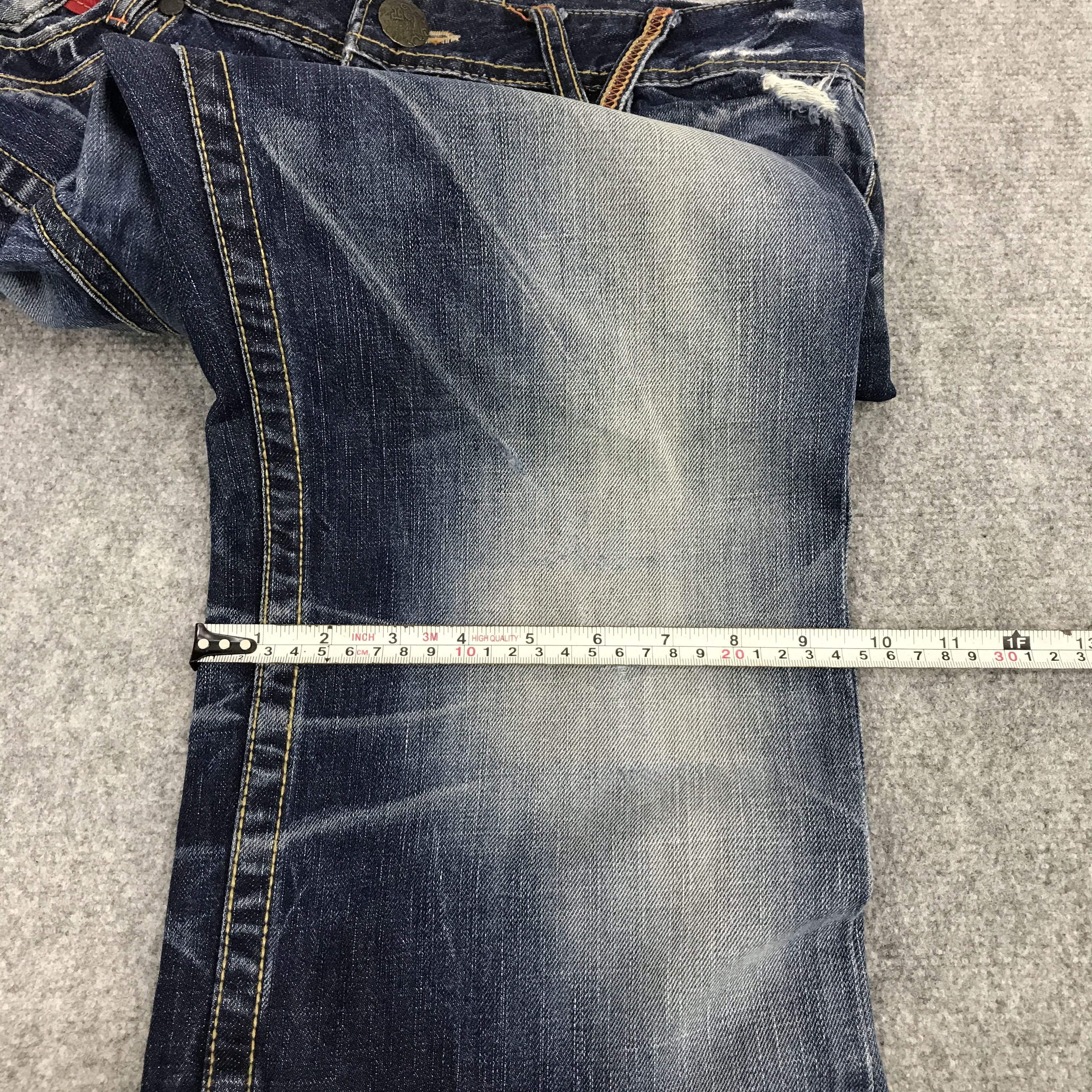 Baggy Design lolita distressed jean pants