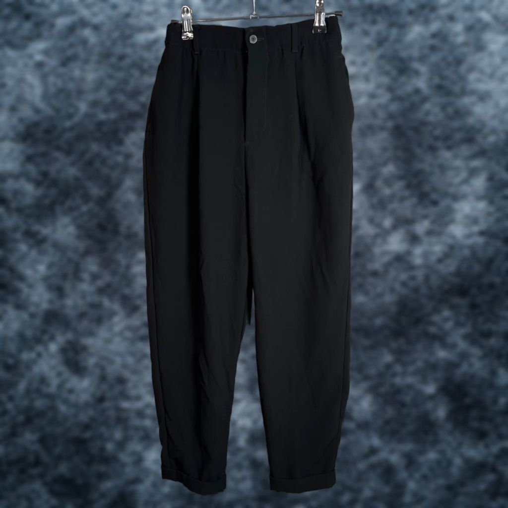 Zara Zara Woman Size Small Black Trousers Tapered Leg Pants Polyester Elastane Mockup: Dress Jeans? Size 28" / US 6 / IT 42 - 1 Thumbnail