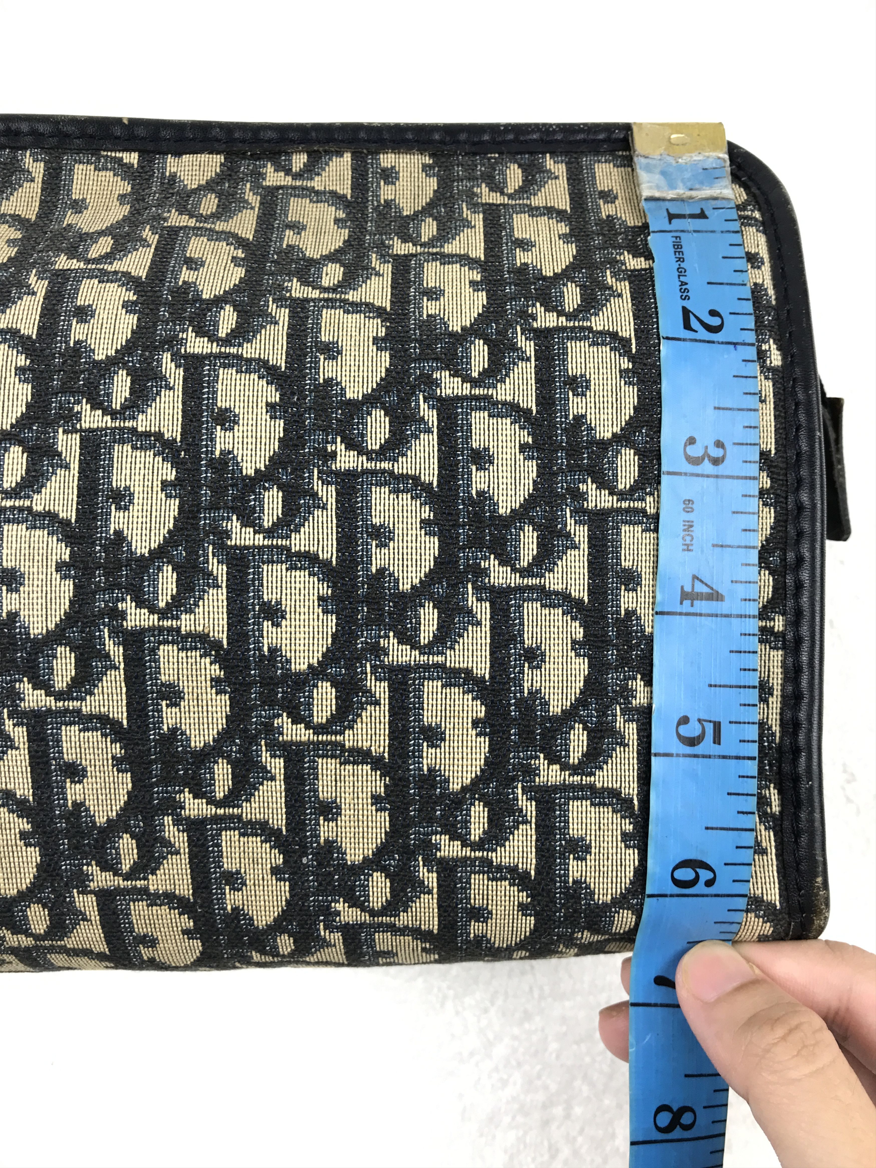 Christian Dior Monsieur Vintage Christian Dior Oblique Pouch Bag Size ONE SIZE - 6 Thumbnail