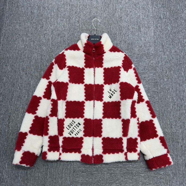 Louis Vuitton Louis Vuitton Nigo Checkered Teddy Jacket Size US L / EU 52-54 / 3 - 1 Thumbnail