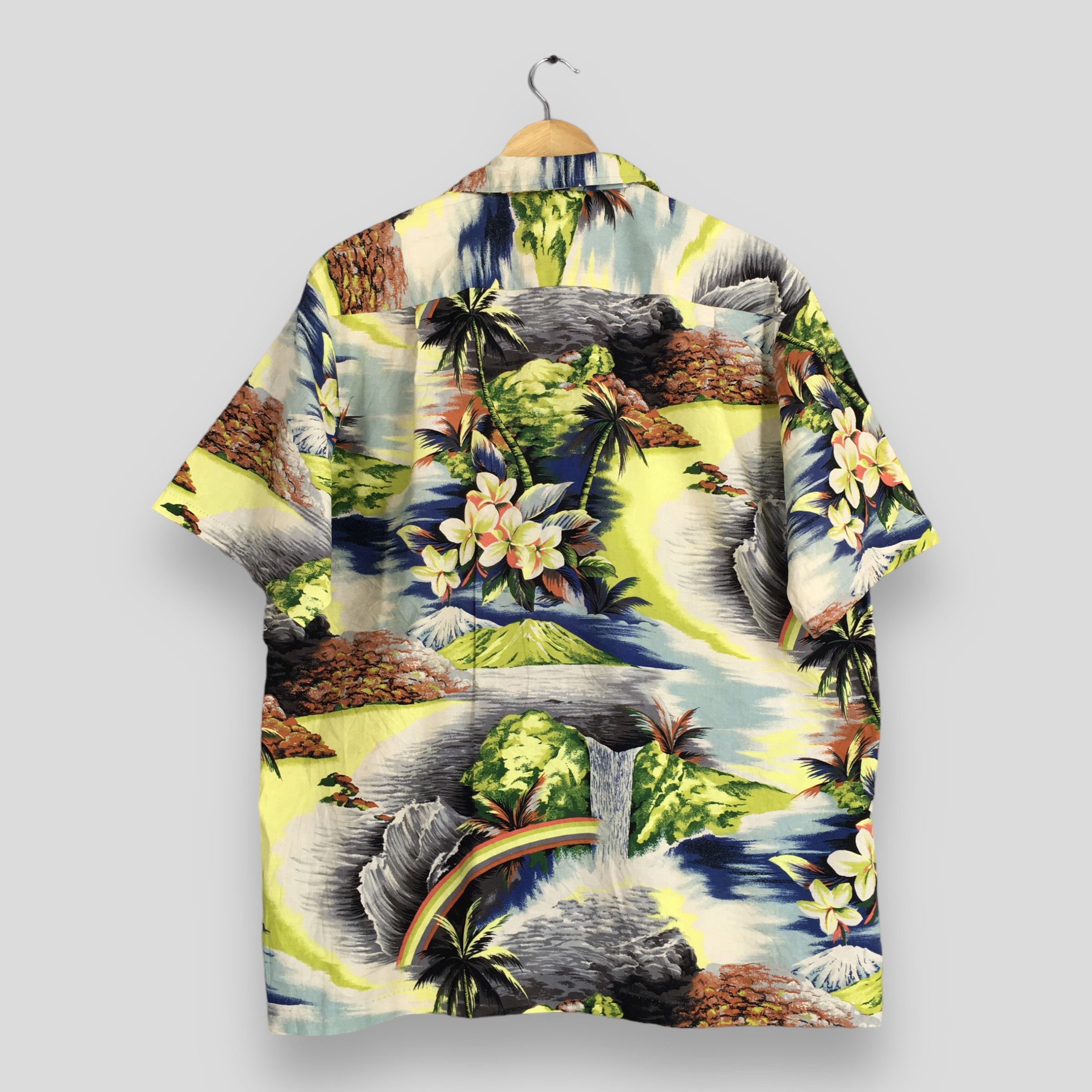 Other RJC Hawaiian Waterfall Graphic View Cotton Shirt Large Size US L / EU 52-54 / 3 - 6 Thumbnail