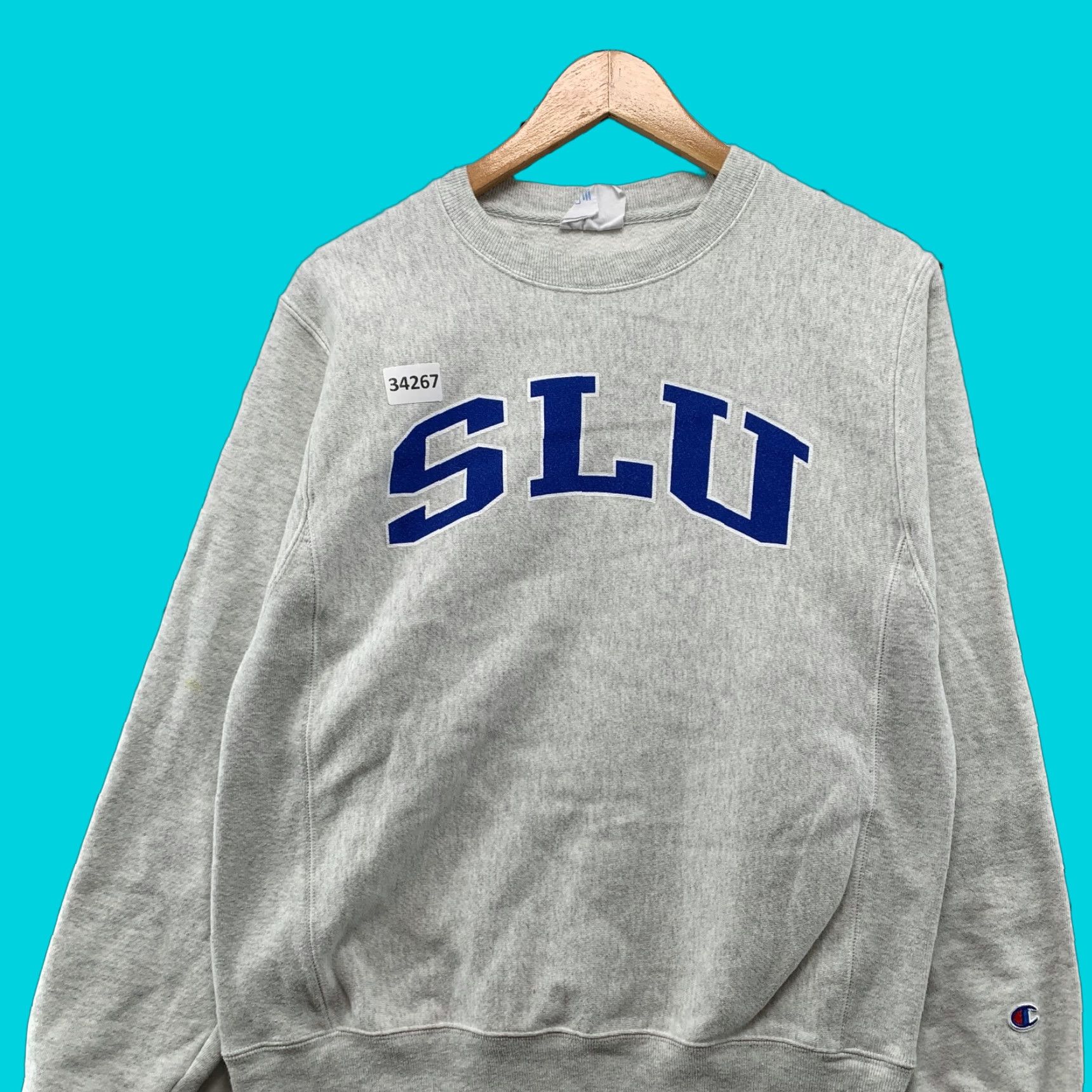 Champion VINTAGE Saint Louis University SLU Sweatshirt Mens Small Champion Reverse Weave Gray Size US S / EU 44-46 / 1 - 1 Thumbnail