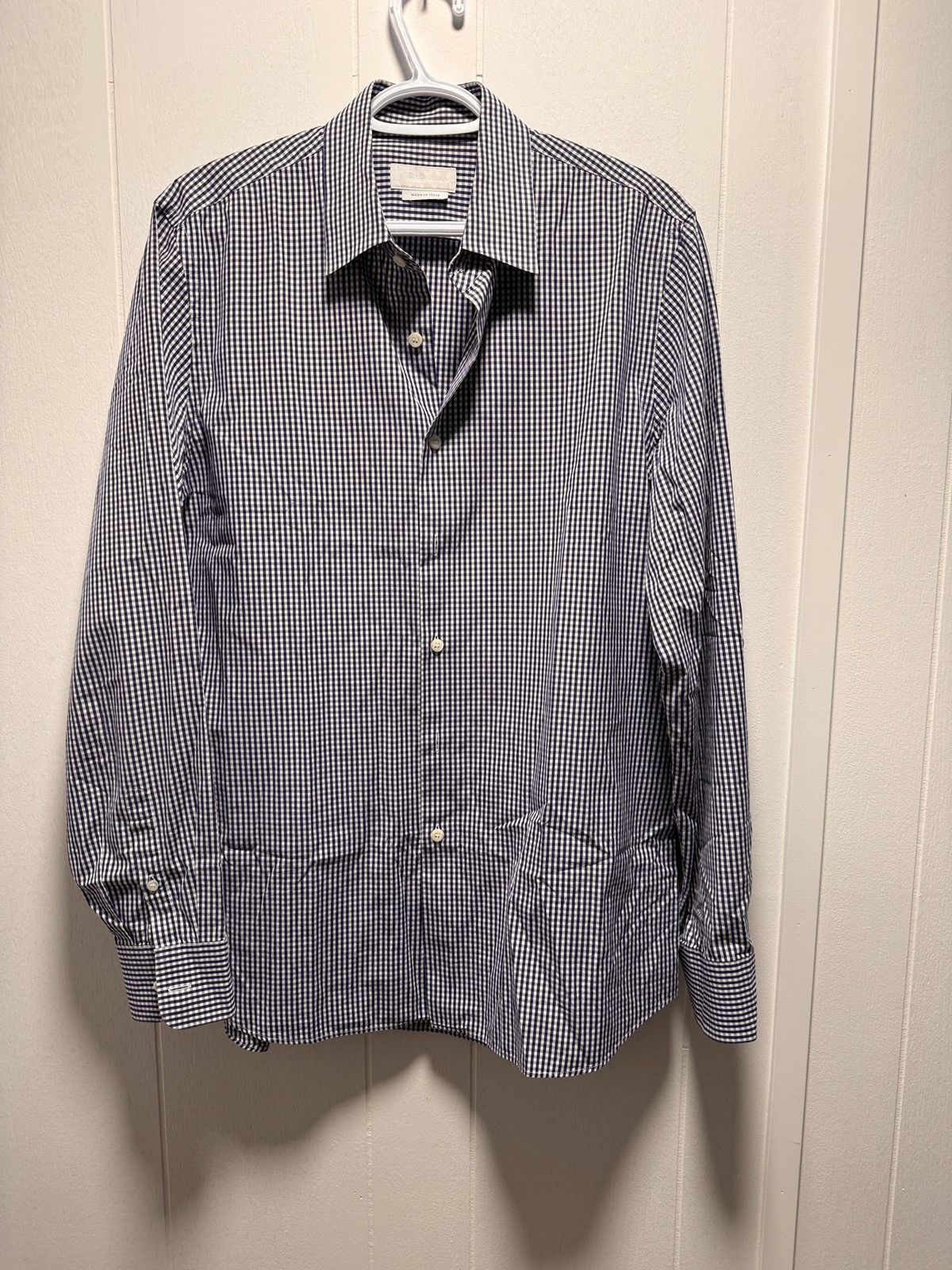 Prada Prada Button Up Long Sleeve Shirt Size US S / EU 44-46 / 1 - 1 Thumbnail