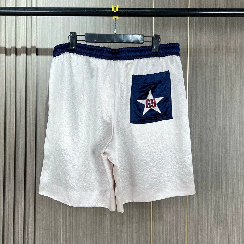 Gucci Gucci Blue Star Embroidered Shorts-2506 Size US 40 / EU 56 - 2 Thumbnail