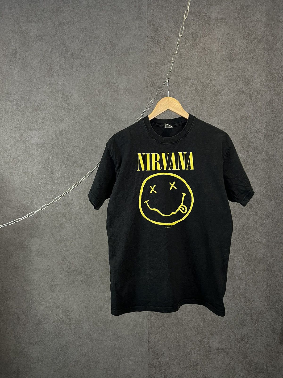 Band Tees × Nirvana Nirvana Smile vintage rock band tee Size US S / EU 44-46 / 1 - 1 Thumbnail