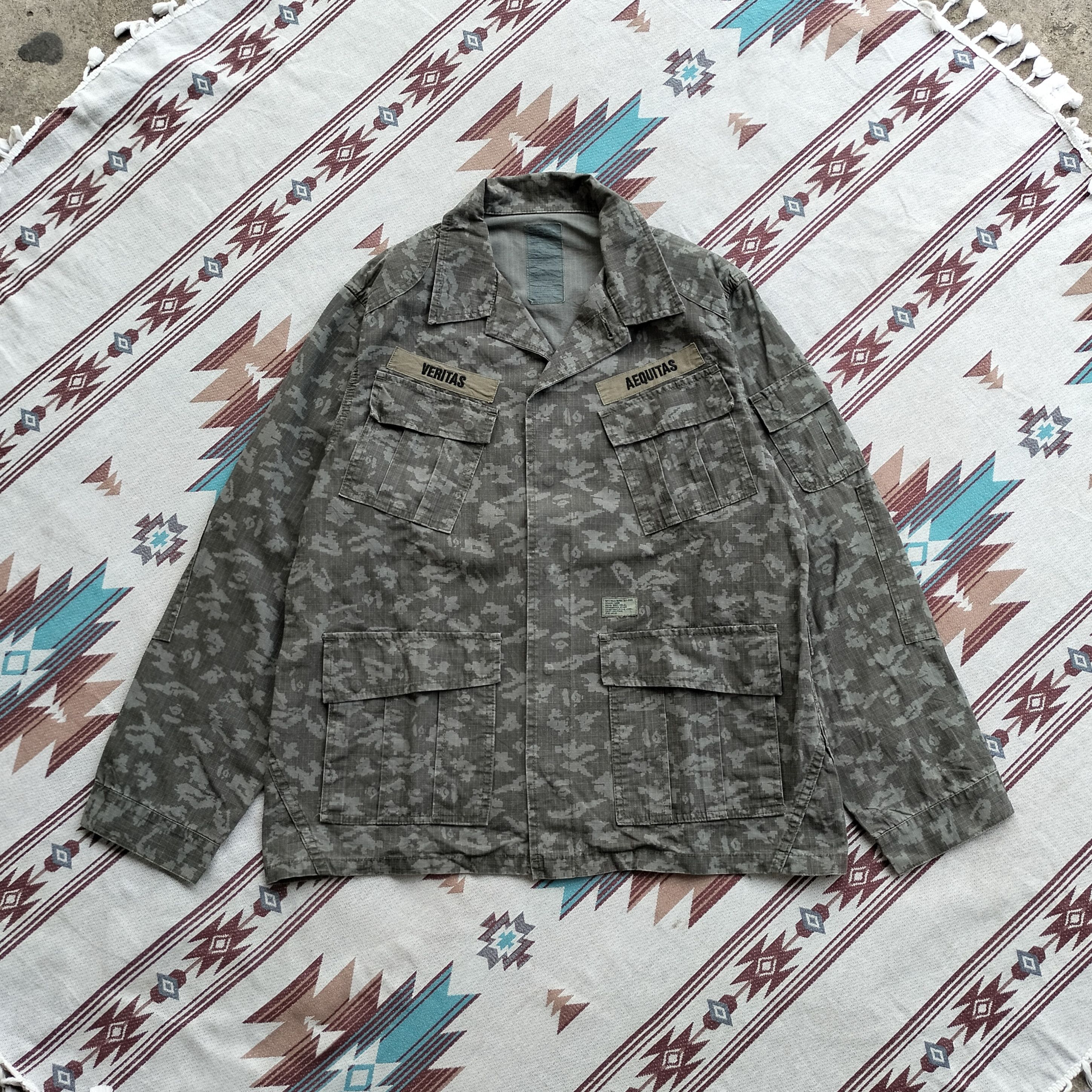 wtaps X BAPE JUNGLE L/S ジャングルシャツ　Ｍサイズ wtaps X BAPE JUNGLE L/S ジャングルシャツMサイズ