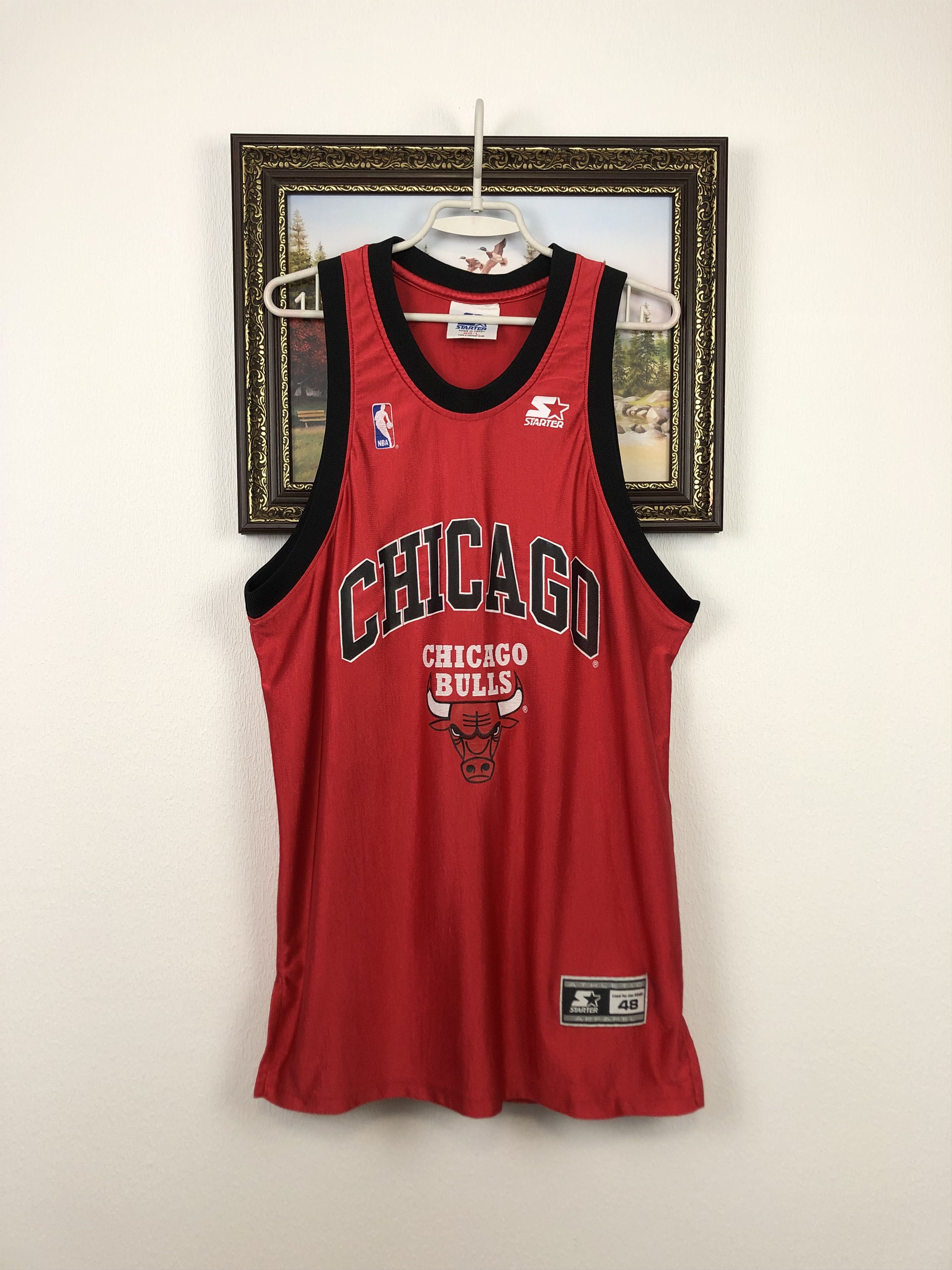 Starter Vintage Starter NBA Chicago Bulls Shirt Rare Jersey Hype Size US L / EU 52-54 / 3 - 1 Thumbnail