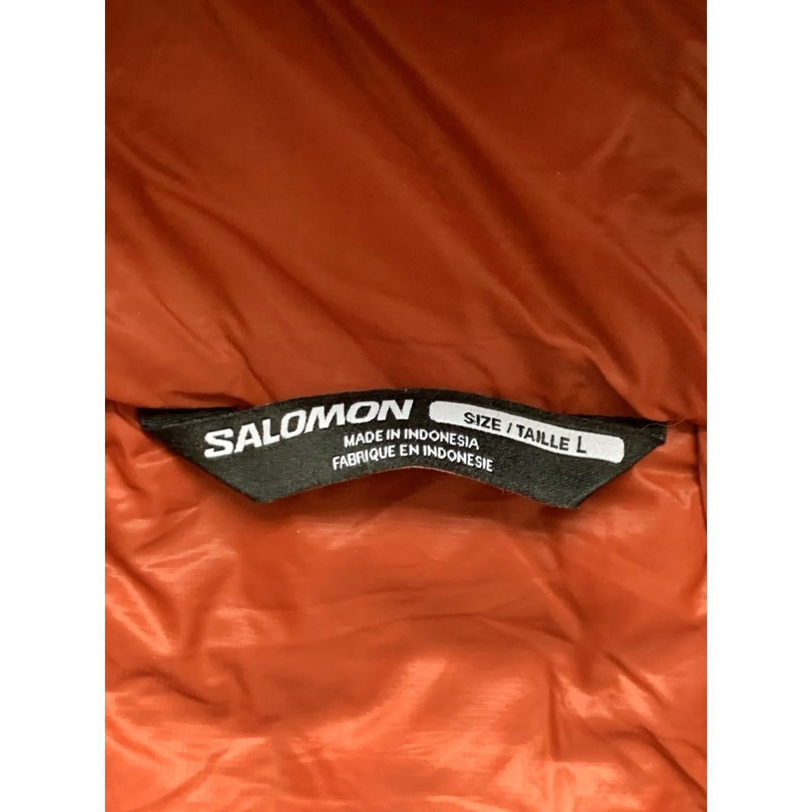 Salomon SALOMON DOWN JACKET PUFFER MEN'S SIZE L Rust Outdoor Jacket L Mens Size US L / EU 52-54 / 3 - 7 Thumbnail