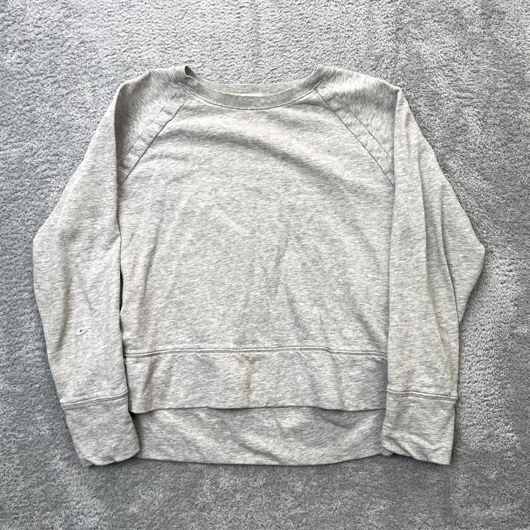Alex Mill Alex Mill Sweatshirt Womens Medium Gray Heathered Cotton Terry Lined Side Slits Size M / US 6-8 / IT 42-44 - 2 Thumbnail