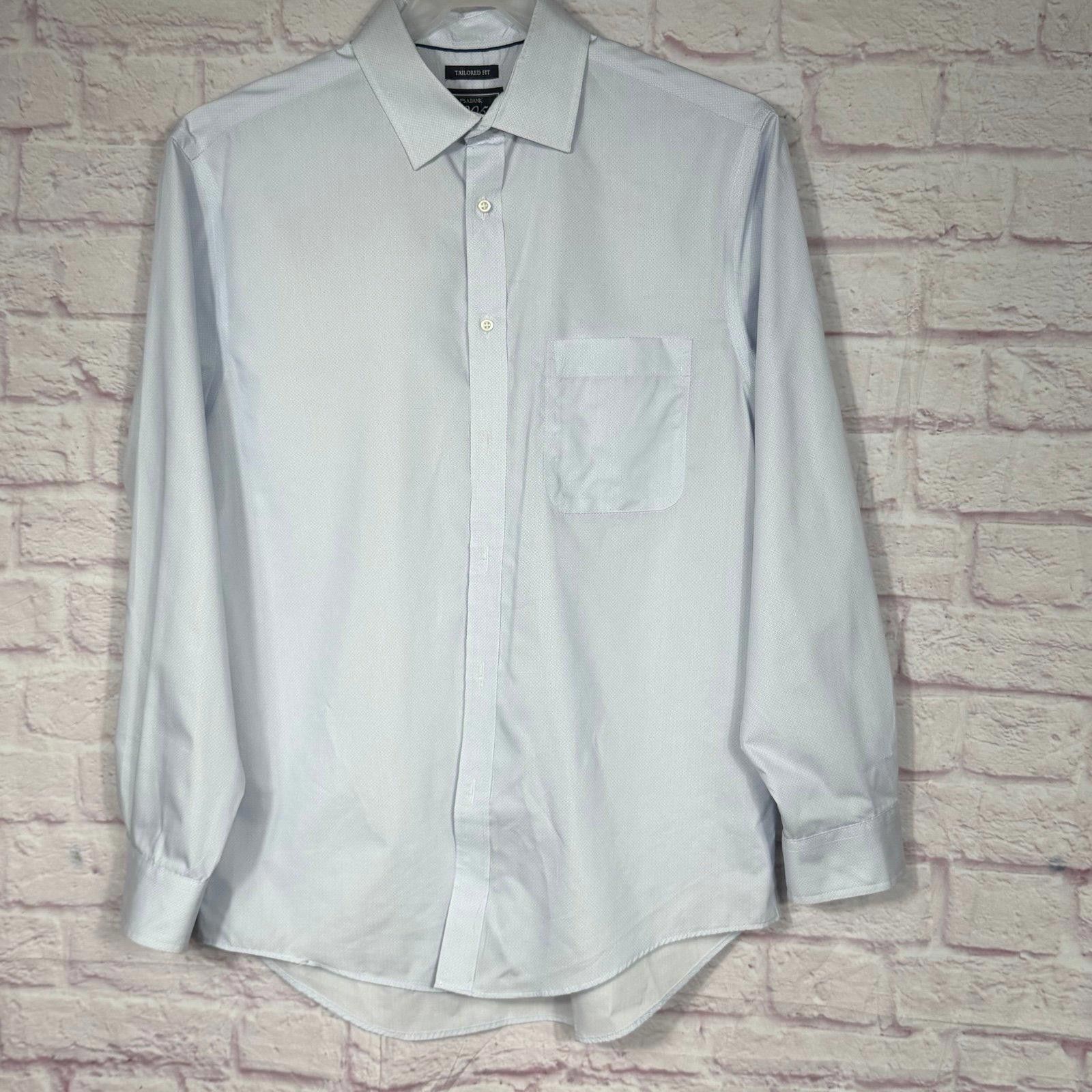 Jos. A. Bank Jos. A. Bank 1905 Tailored Fit Men's Dress Shirt 16 1/2- 34 Size 38R - 1 Thumbnail