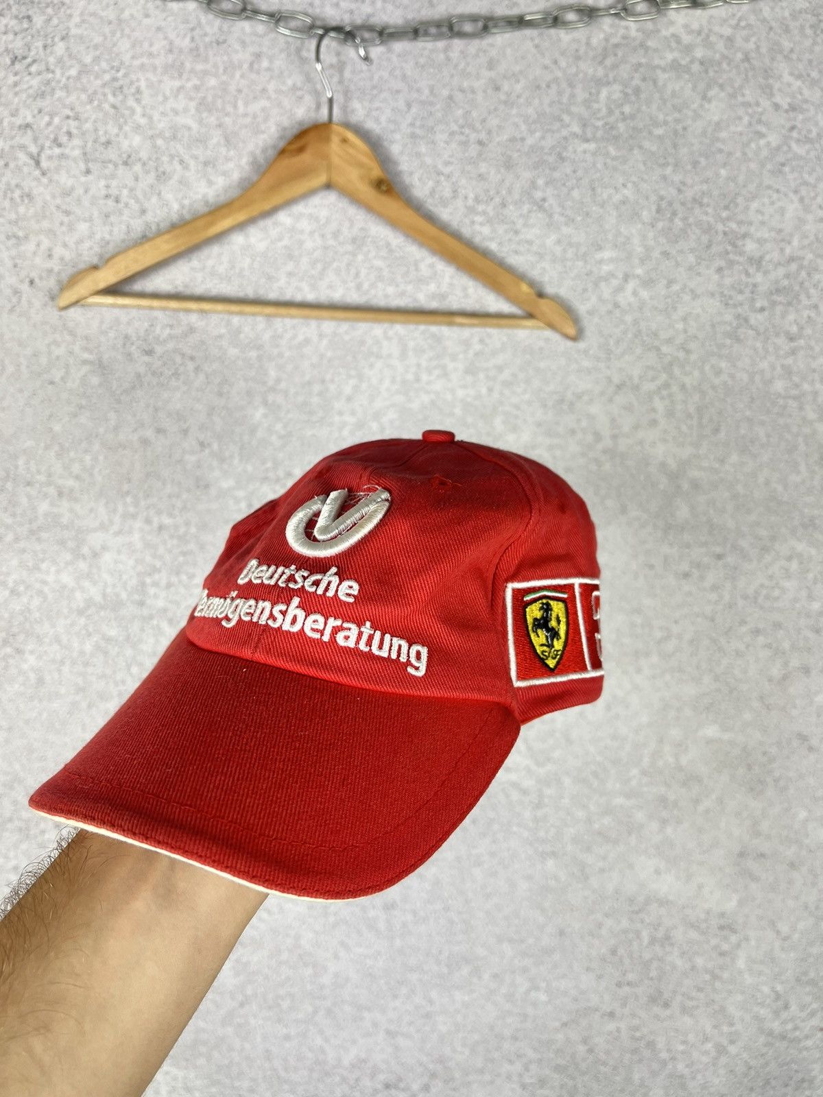 Ferrari Vintage Michael Schumacher Ferrari F1 Cap Hat Size ONE SIZE - 1 Thumbnail