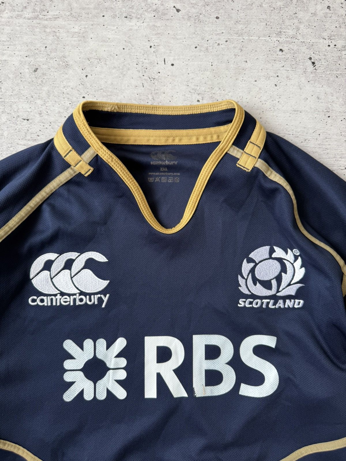 Canterbury of New Zealand Canterbury Scotland 2011Vintage Rugby Jersey Size US XXL / EU 58 / 5 - 8 Thumbnail