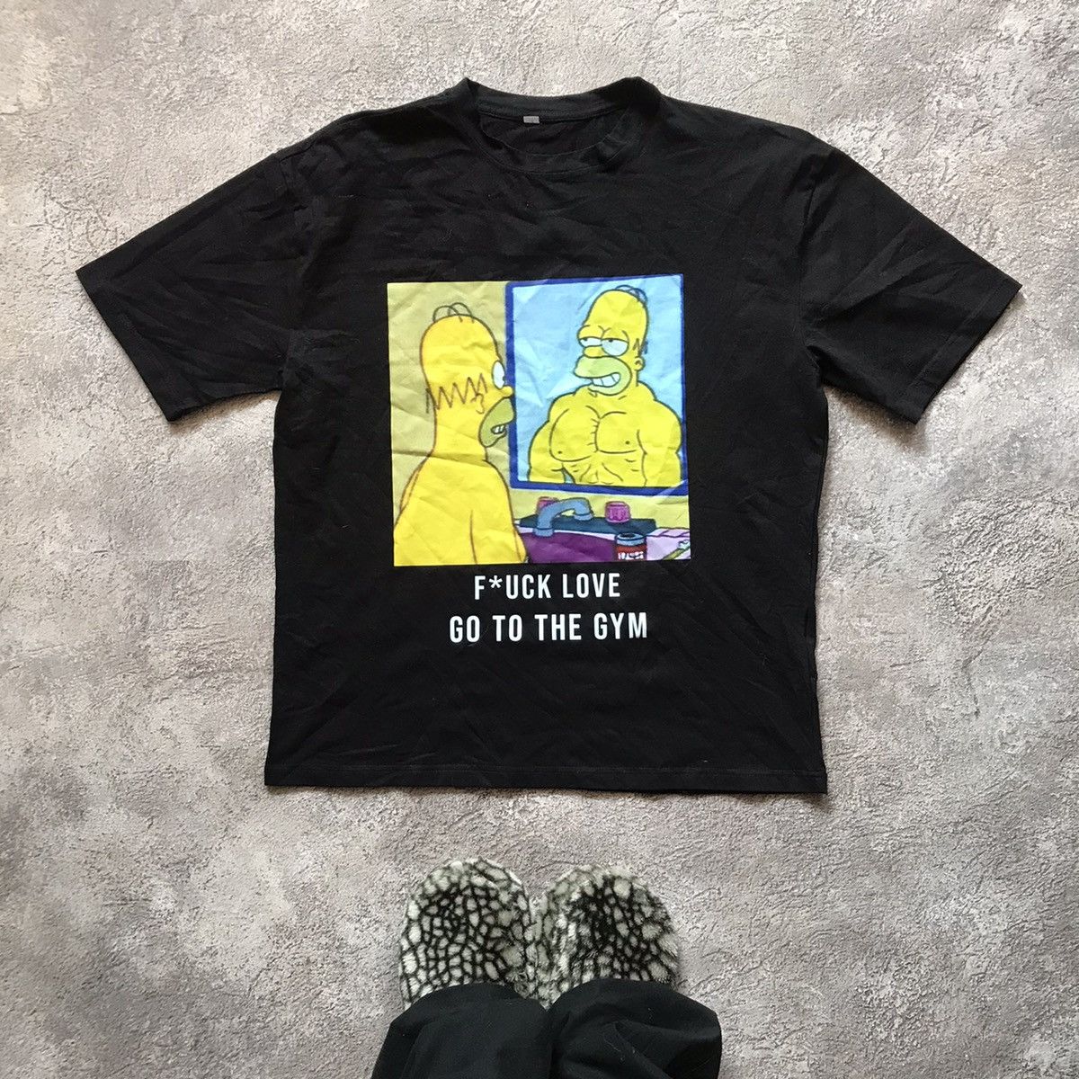 Vintage Vintage 90s Simpsons Graphic Tee Humor Skate Streetwear L Size US L / EU 52-54 / 3 - 1 Thumbnail