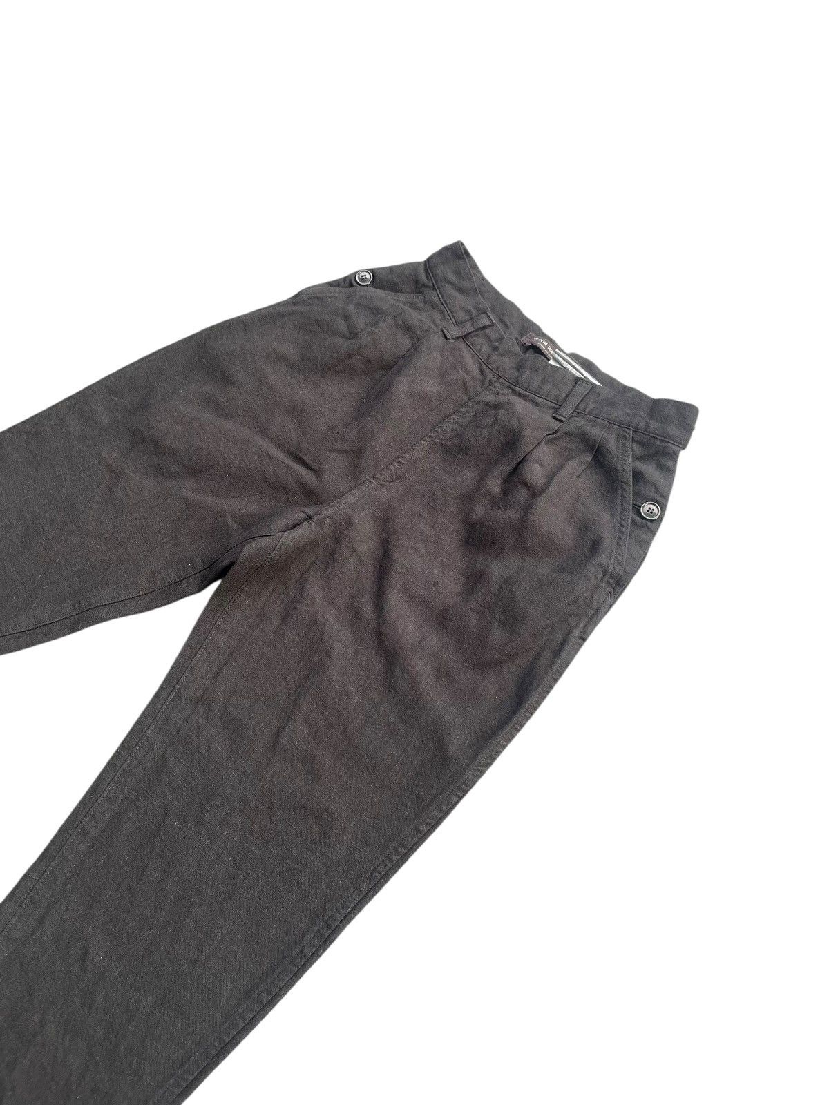 Junya Watanabe Junya Watanabe Comme Des Garcons Linen Baggy Trouser Size 27" / US 4 / IT 40 - 2 Thumbnail