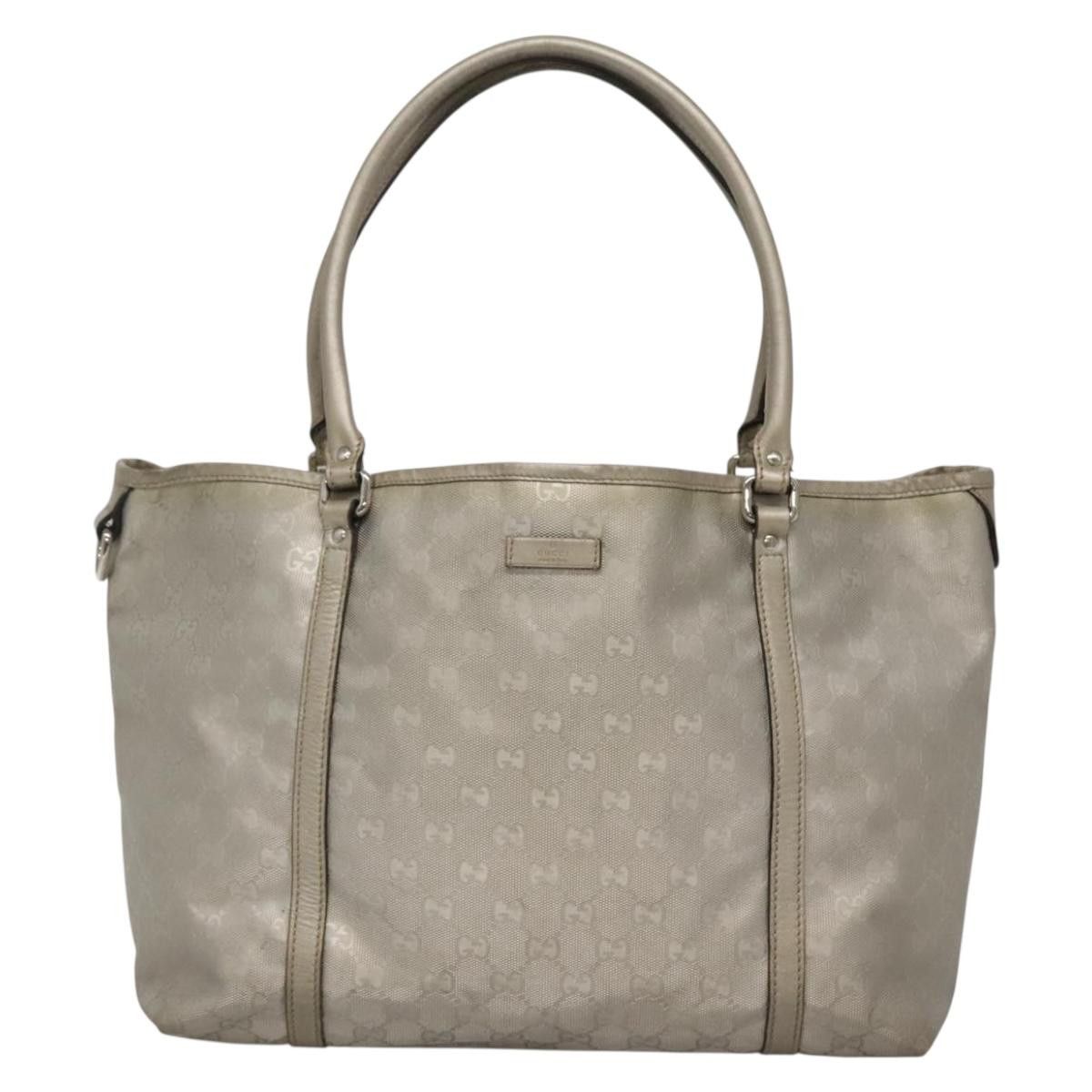 Gucci GUCCI GG Implementation Tote Bag Silver Size ONE SIZE - 2 Thumbnail
