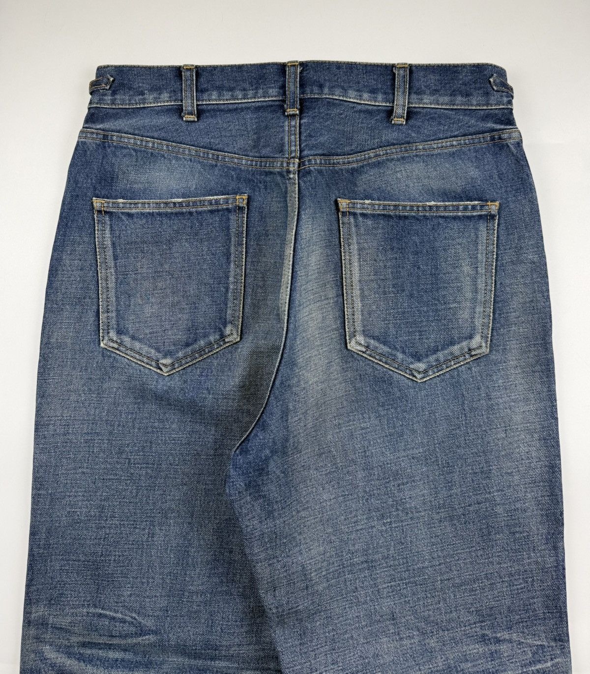 Celine Celine Triomphe Gold Buckle Jeans Size US 32 / EU 48 - 7 Thumbnail
