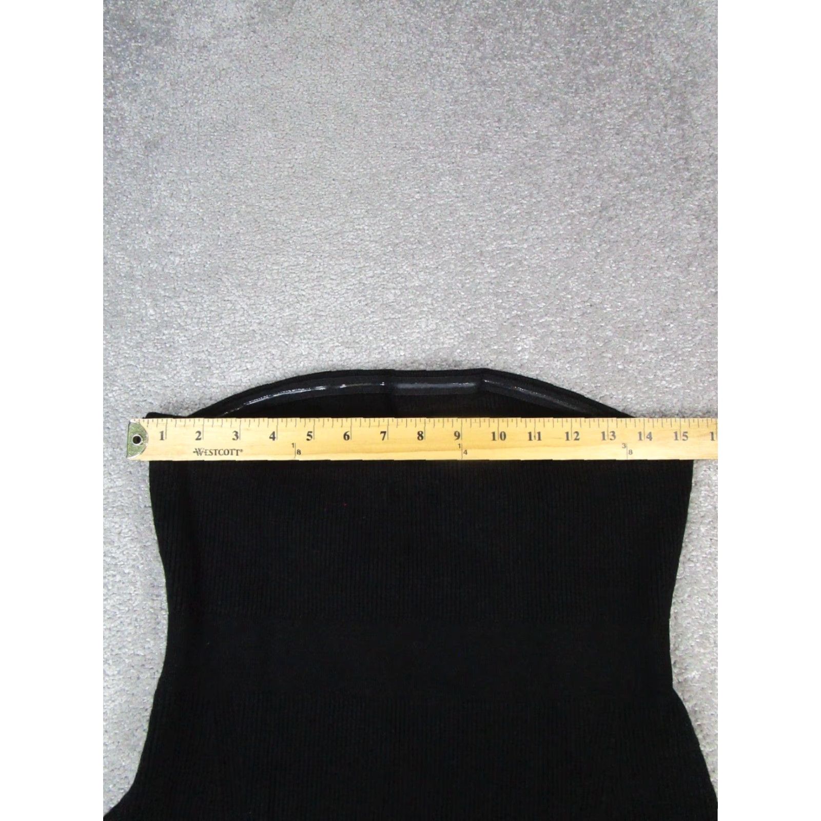 Vintage Maeve Top Womens Large Black Ribbed Knit Blouse Shirt Viscose Knit Boat Neck Sleeveless Pullover Regular Women Size L / US 10 / IT 46 - 5 Thumbnail