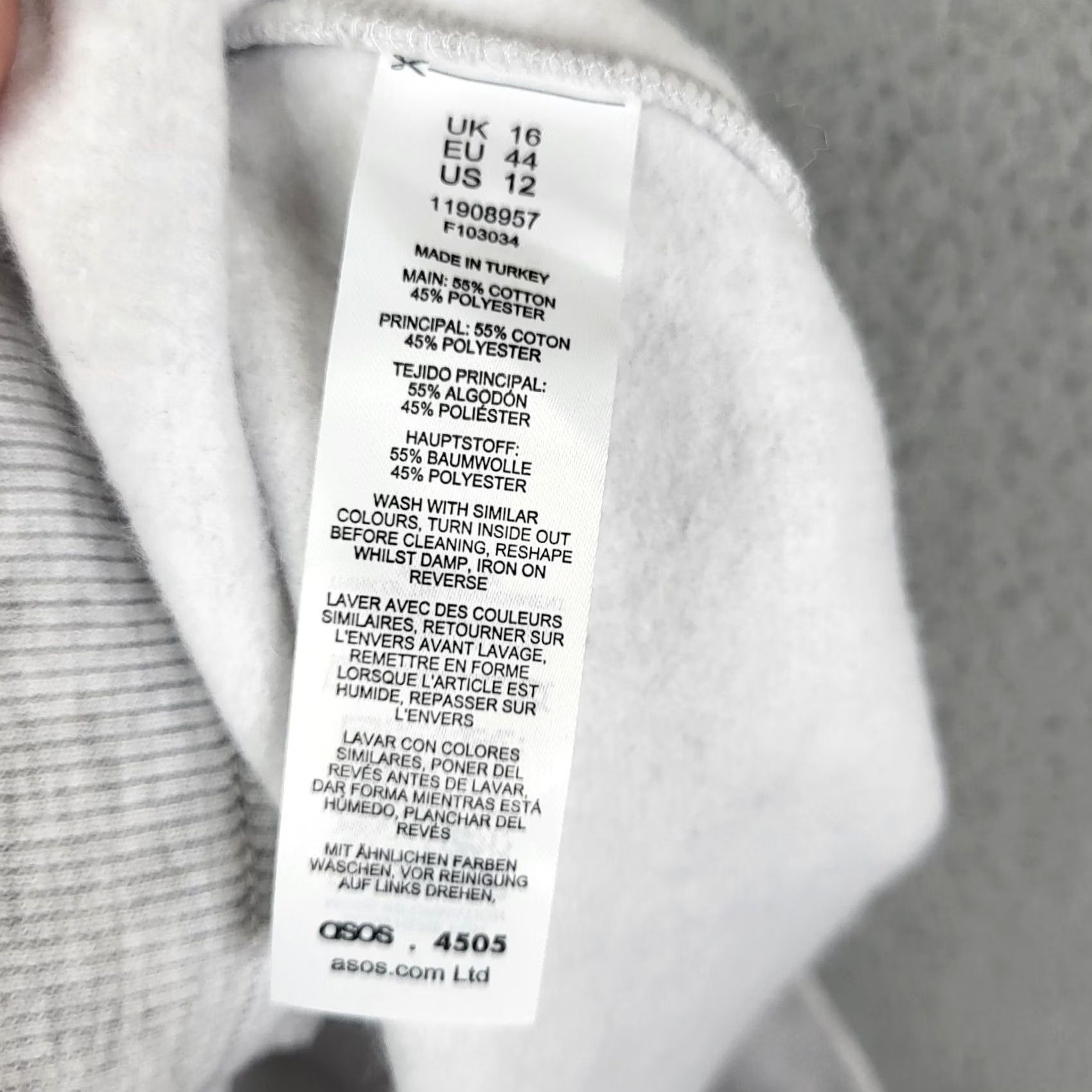 Asos ASOS 4505 Women's Light Gray Shorts Size 12 NEW Activewear Pants Casual Yoga Elastic Waist Gray Women 12 Size 34" / US 12 / IT 48 - 6 Thumbnail