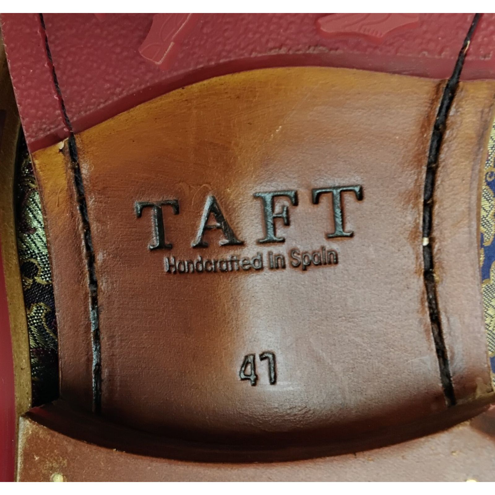 TAFT Taft Jacquard Kashmir Boots Men's EU 41 US 8.5 Blue Leather Size US 8.5 / EU 41-42 - 8 Thumbnail