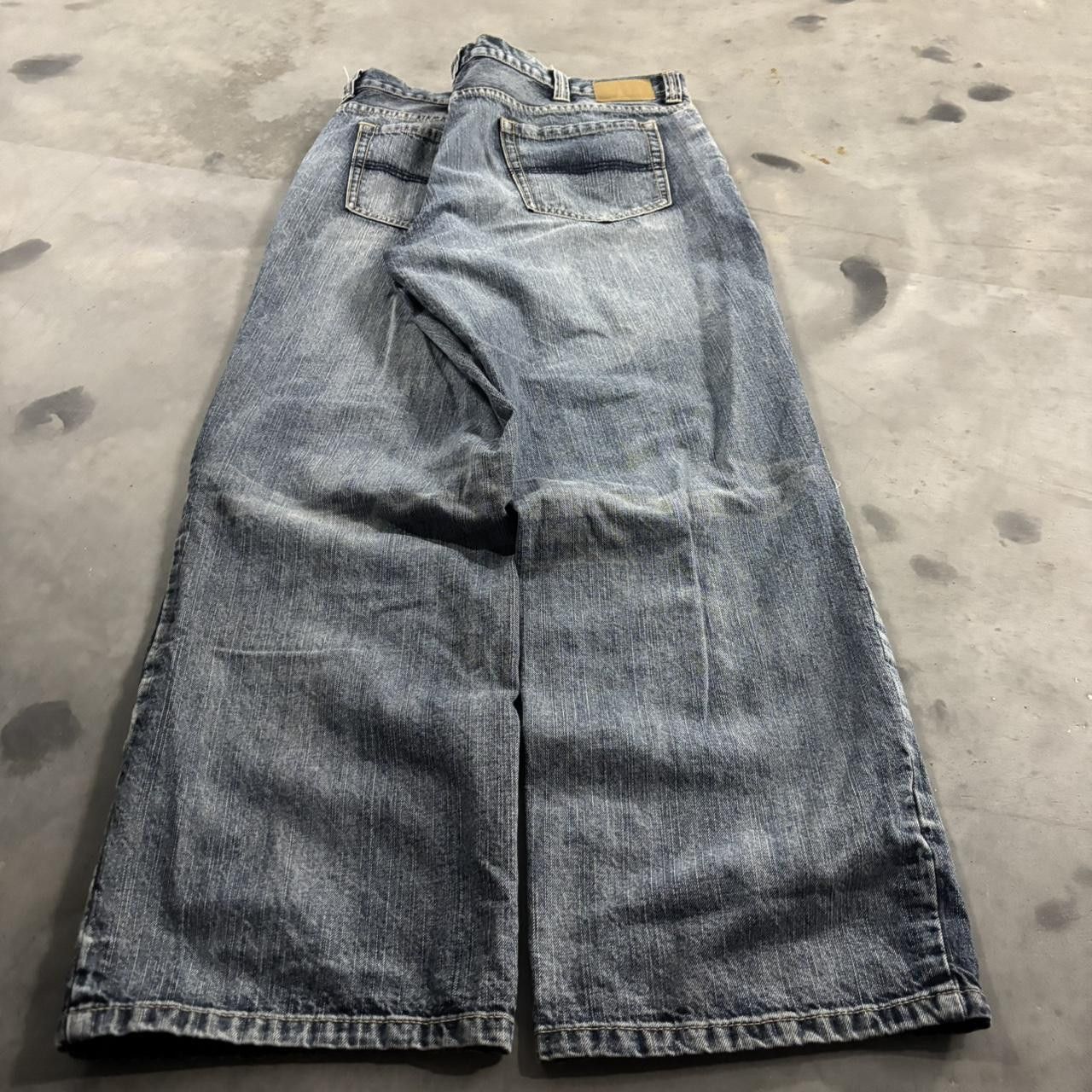 Perry Ellis Crazy Vintage Y2K/2000s Grunge Perry Ellis Dark Wash Denim Jeans! 40x29 Size US 40 / EU 56 - 4 Thumbnail