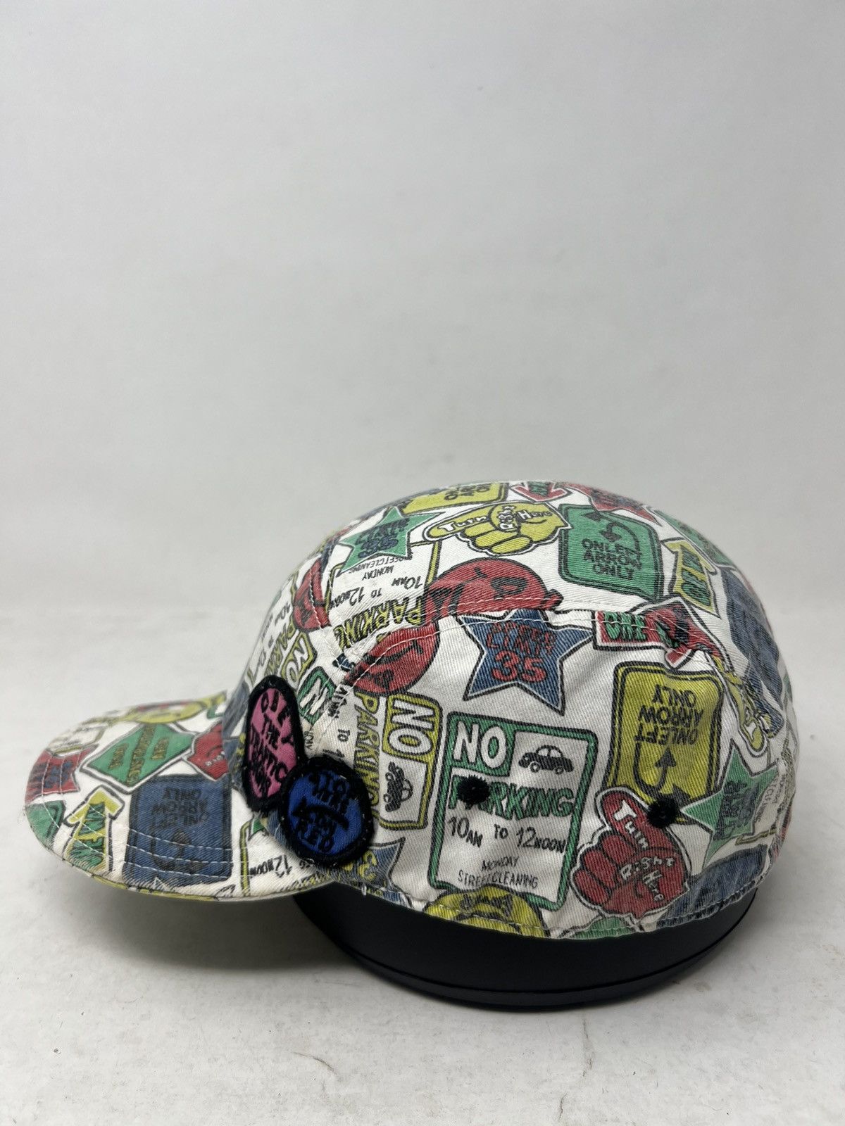 If Six Was Nine Y2K Style Multi Graffiti Camp Obey Cap Hat Size ONE SIZE - 2 Thumbnail