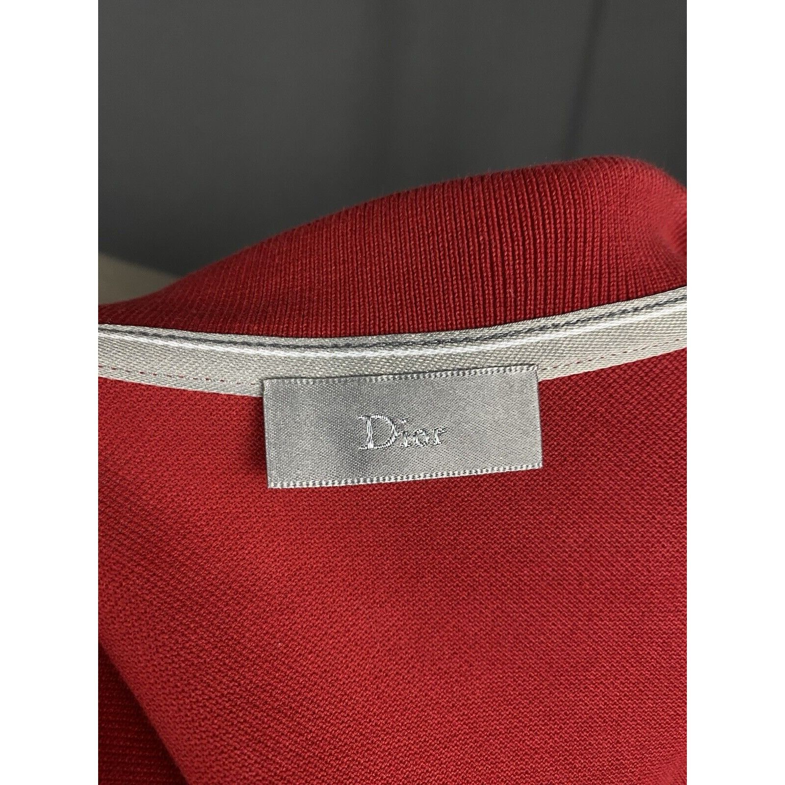 Dior MINT! Dior Homme Small Logo Men's Red Polo T-Shirt Size 50 Size US M / EU 48-50 / 2 - 10 Thumbnail