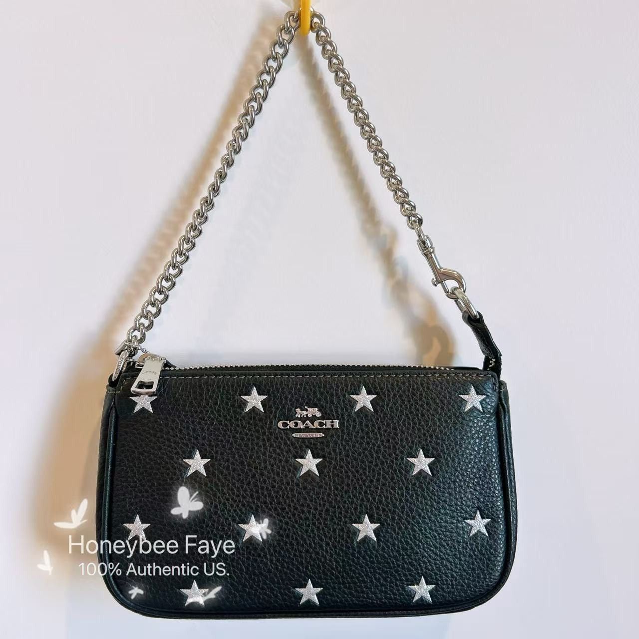Coach Nolita 19 With Star Print CW409 plus extended chain Size ONE SIZE - 5 Thumbnail