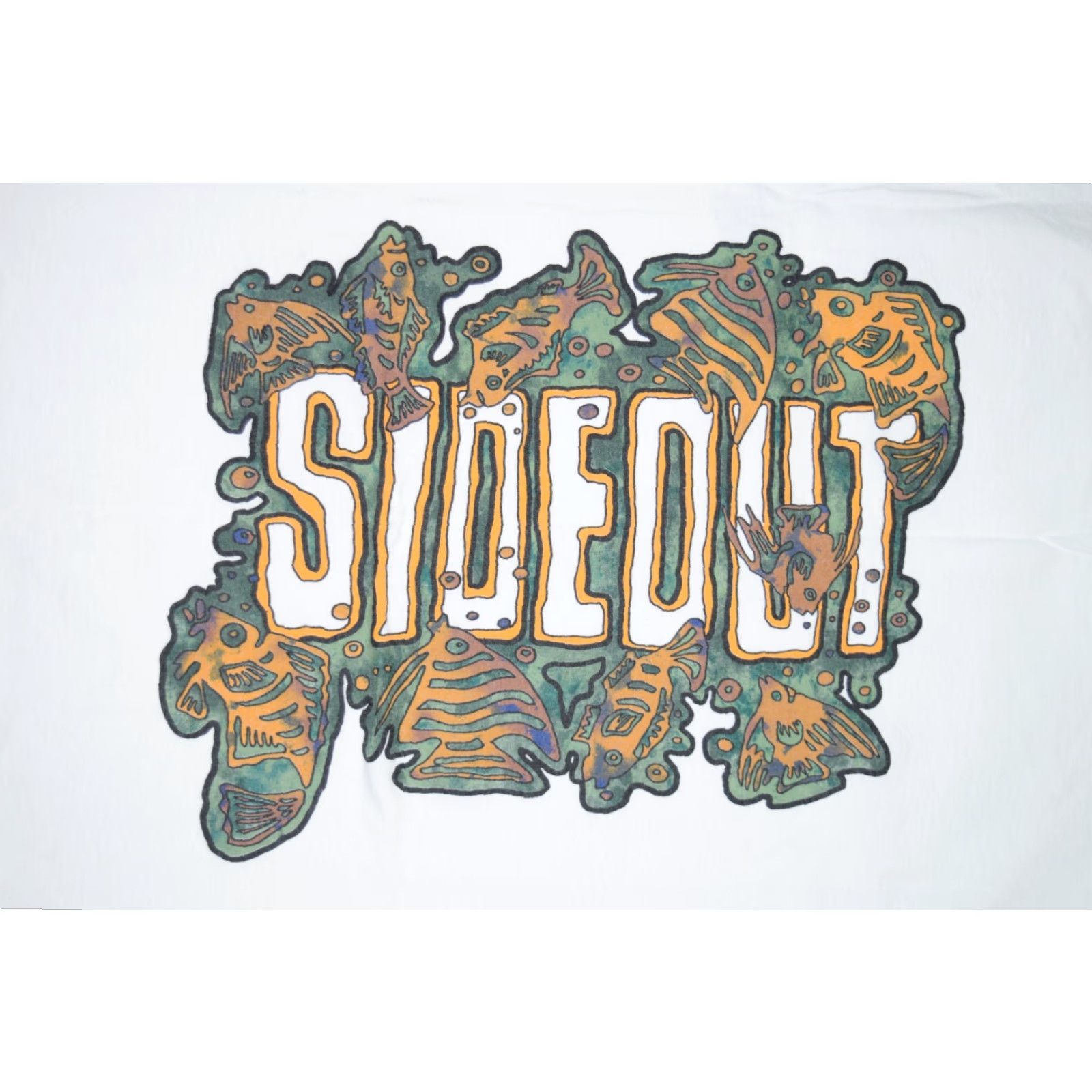 Sideout VINTAGE Sideout T-Shirt Shirt 2XL White 80s 90s Beach Volleyball Surf Logo Graphic Men's Size US XXL / EU 58 / 5 - 7 Thumbnail