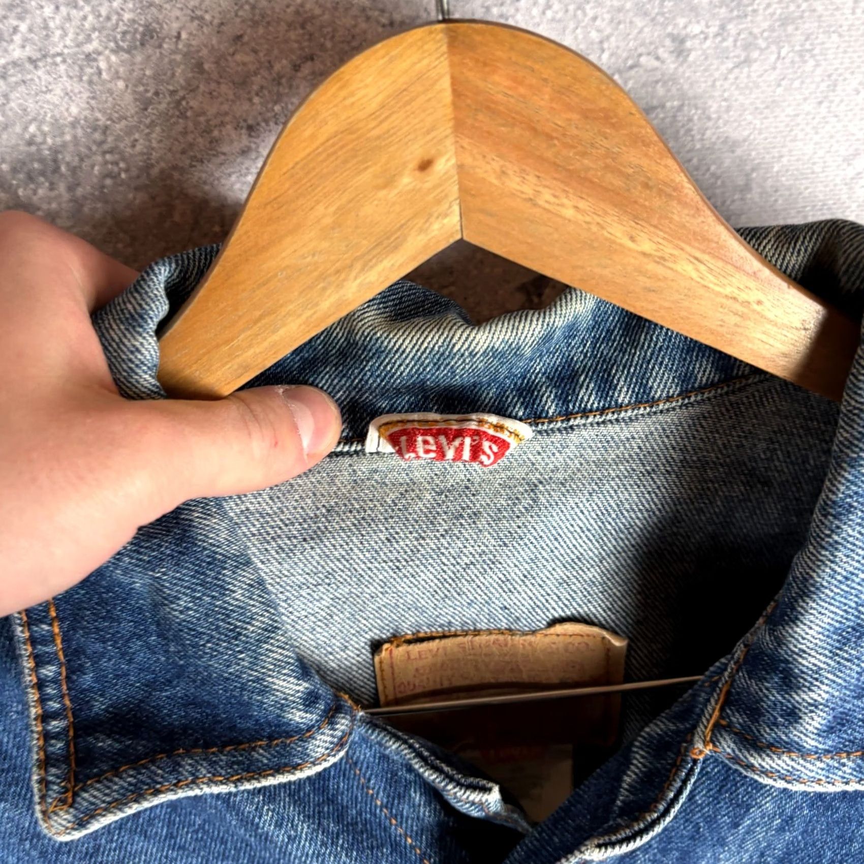 Levi's Levi's Denim Jacket Blue Cotton Size S Men’s Vintage Jacket Size US S / EU 44-46 / 1 - 2 Thumbnail