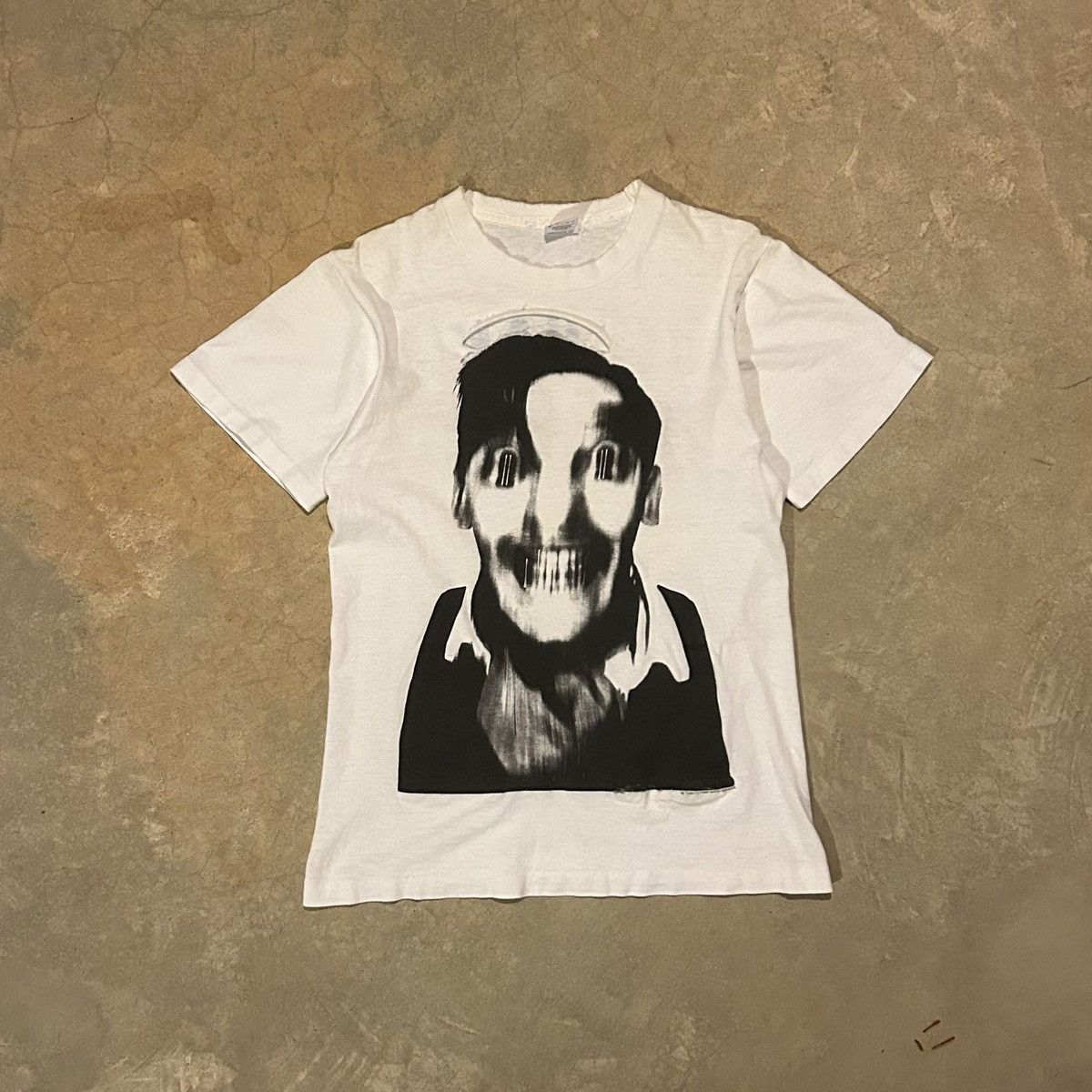 Japanese Brand × Vintage Crazy Vintage 90s Richard Avedon Joe Piro Art Portrait Tee Size US S / EU 44-46 / 1 - 1 Thumbnail