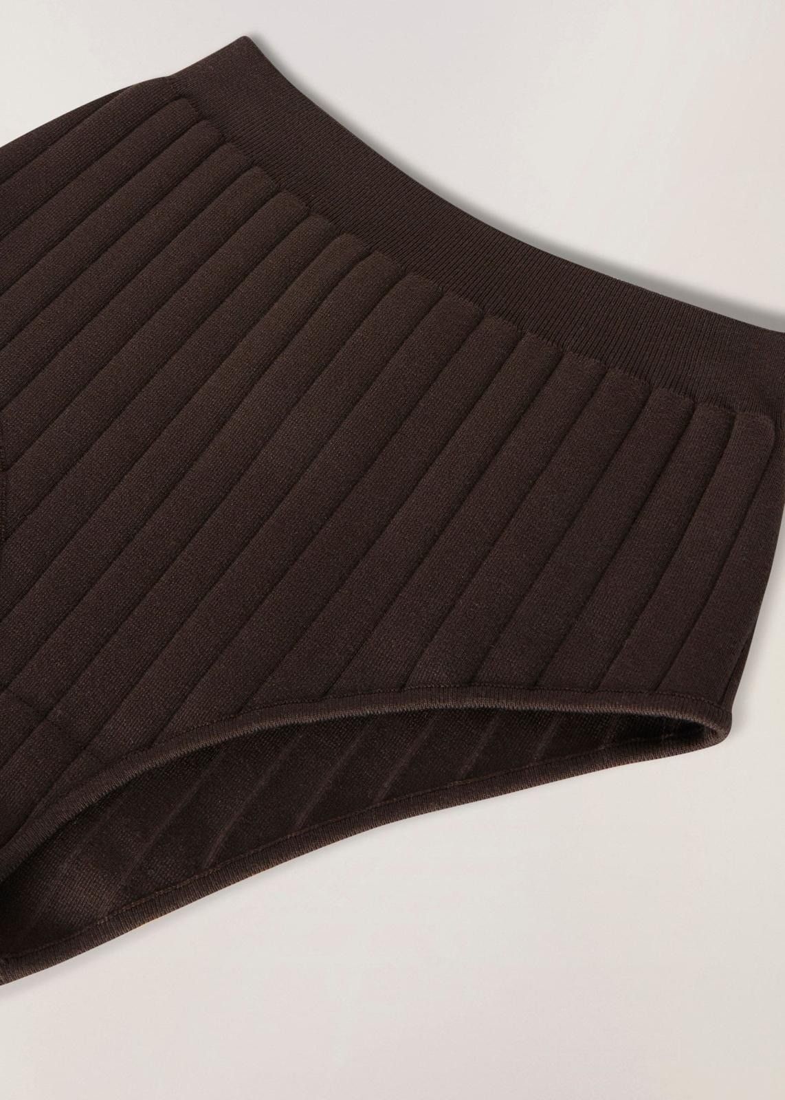 Loro Piana o1srvl11e1024 Cocooning Culotte Fluid Short in Dark Brown Size 30" / US 8 / IT 44 - 3 Thumbnail