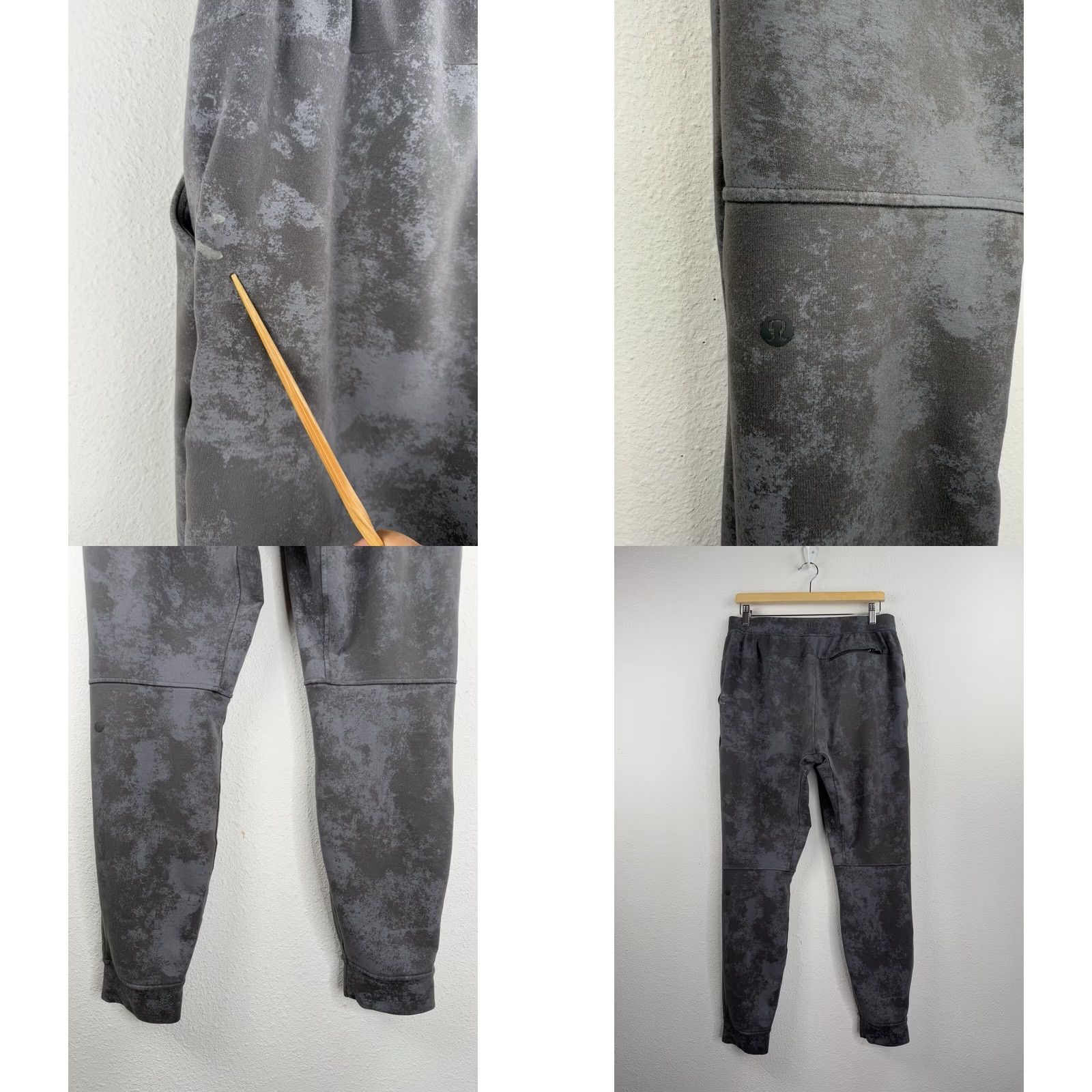 Lululemon Lululemon City Sweat Jogger Mens Large Gray Camo Athleisure Jogger Pants Size US 33 - 9 Thumbnail