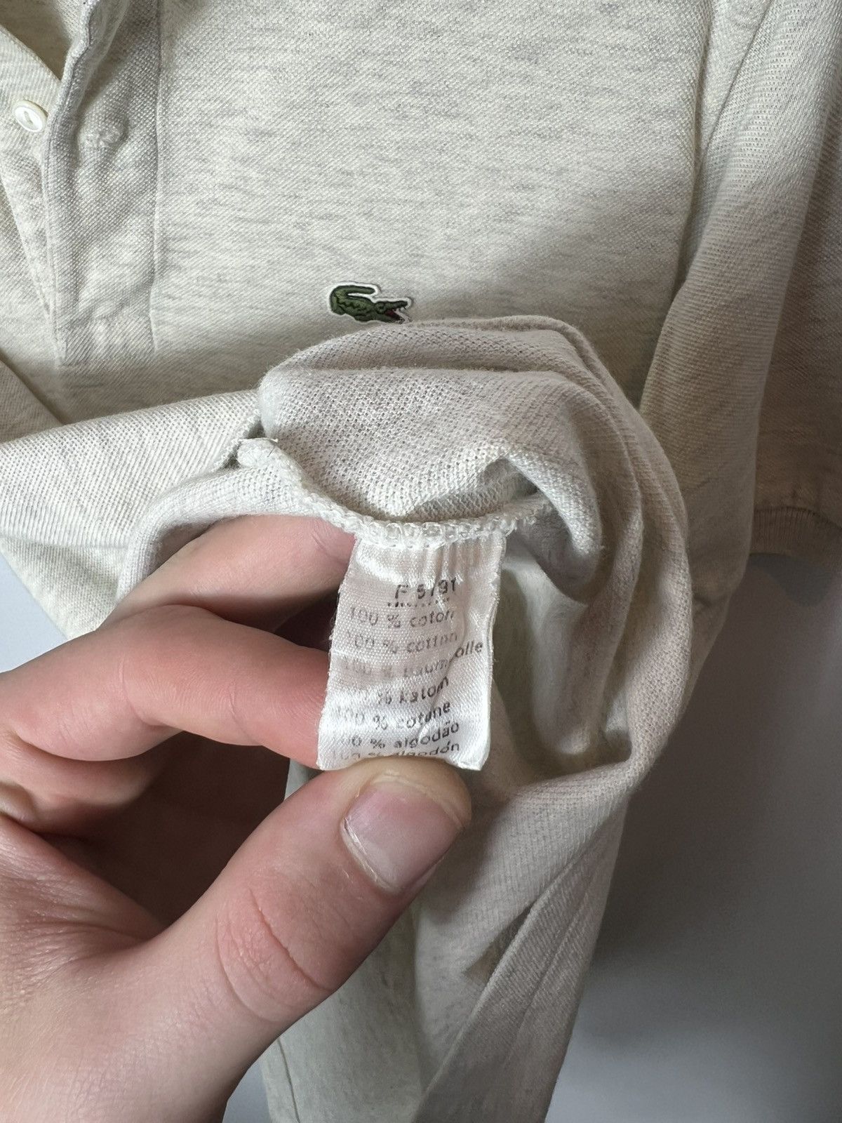 Lacoste Vintage streetwear y2k Lacoste Gray T-shirt Size US M / EU 48-50 / 2 - 6 Thumbnail