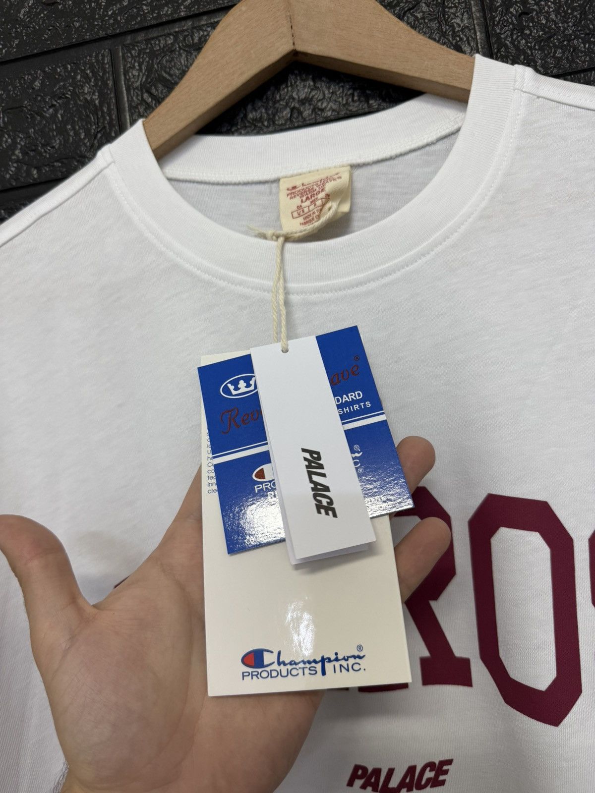 Champion × Palace Palace x Champion “ Melrose “ Tee Size US M / EU 48-50 / 2 - 2 Thumbnail