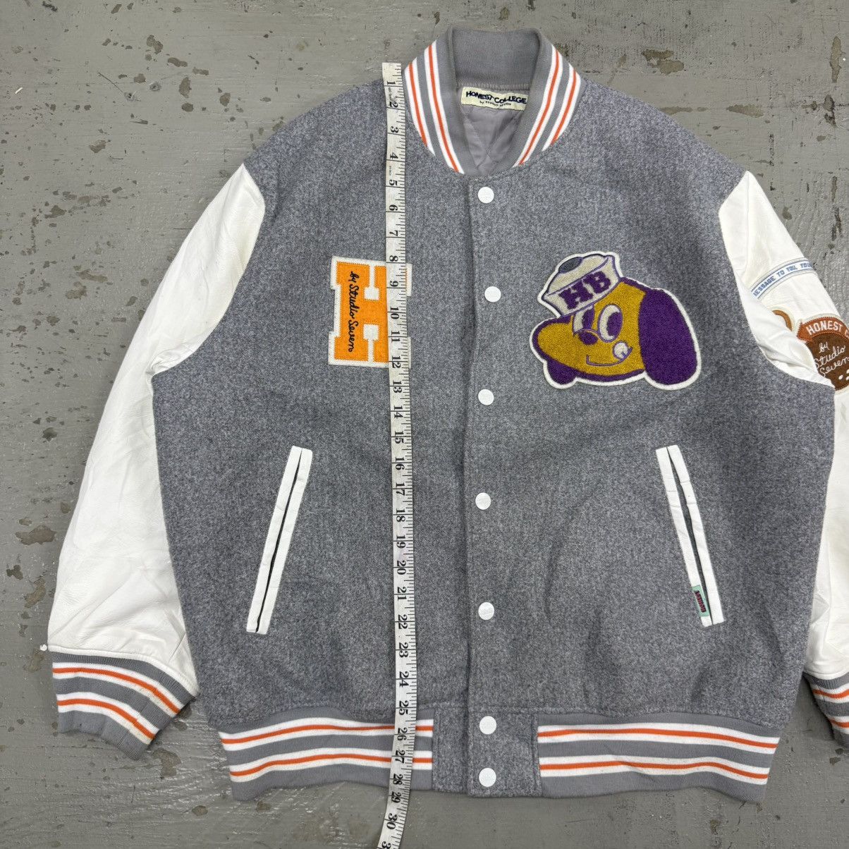 Japanese Brand Honest college by studio seven quilted varsity Jacket Size US L / EU 52-54 / 3 - 9 Thumbnail