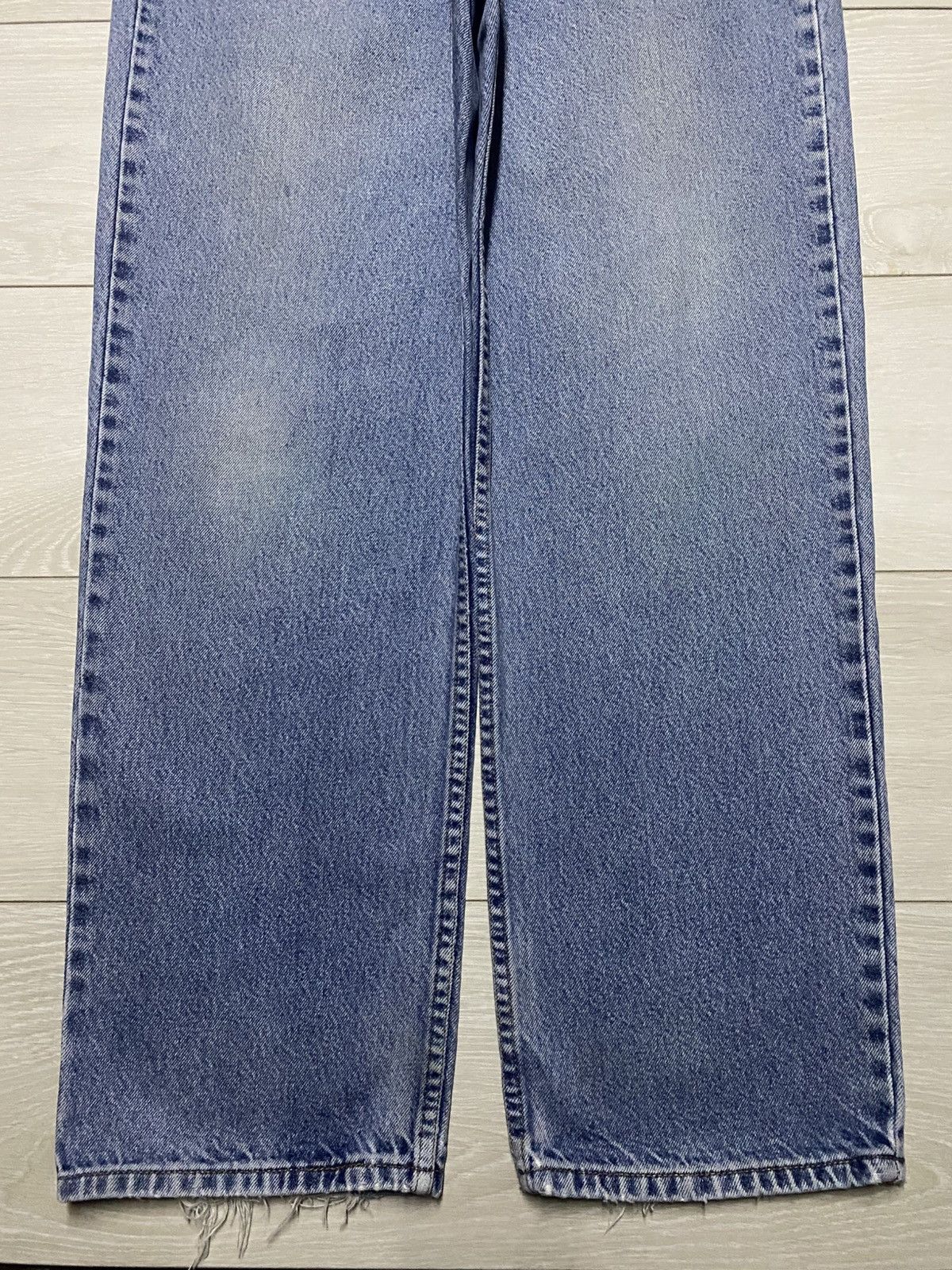 Levi's Vintage Levis Signature Faded Wash Distressed Loose Jeans Size US 34 / EU 50 - 5 Thumbnail