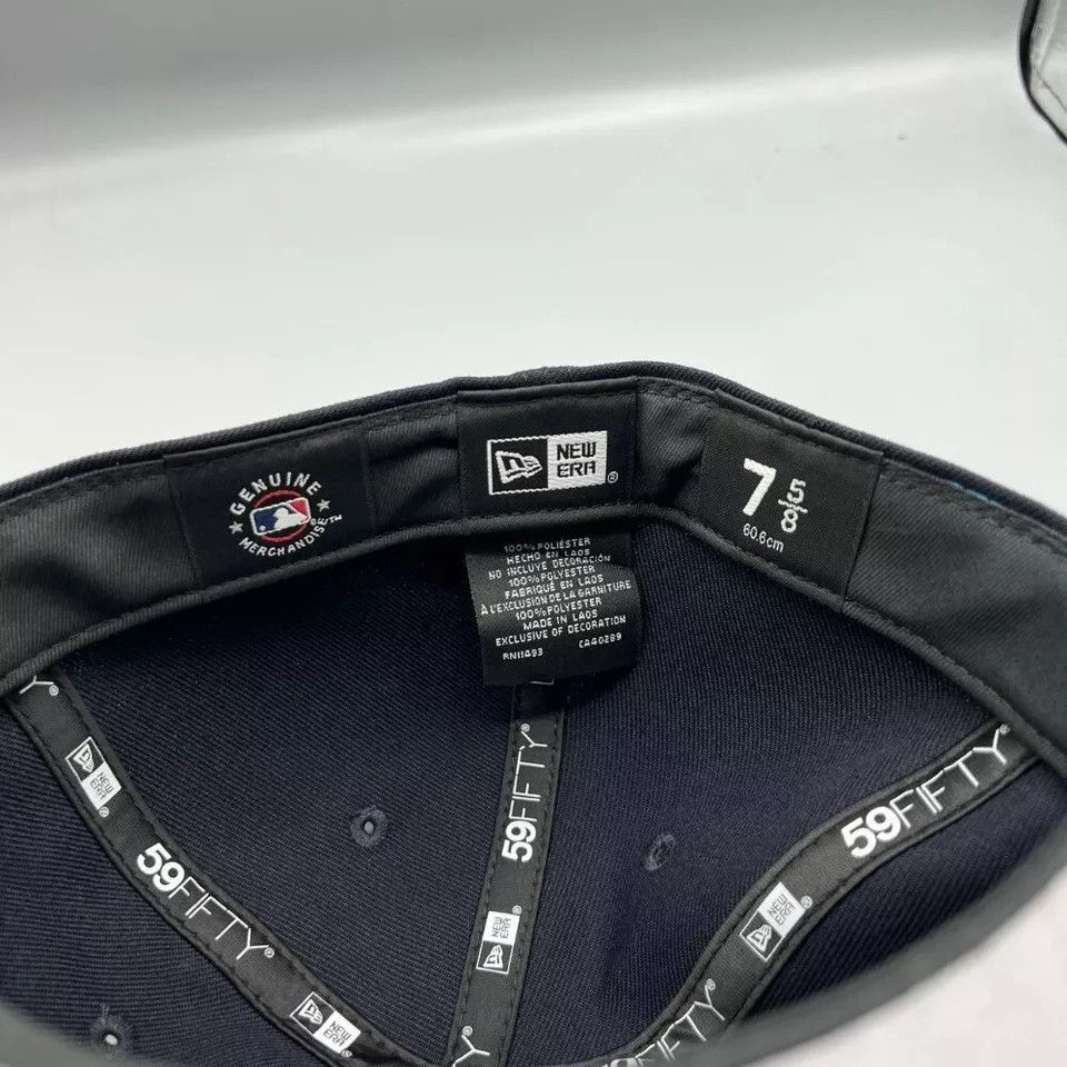 New Era Atlanta Braves Hat Men 7 5/8 59Fifty New Era Fitted Cap Size ONE SIZE - 7 Thumbnail