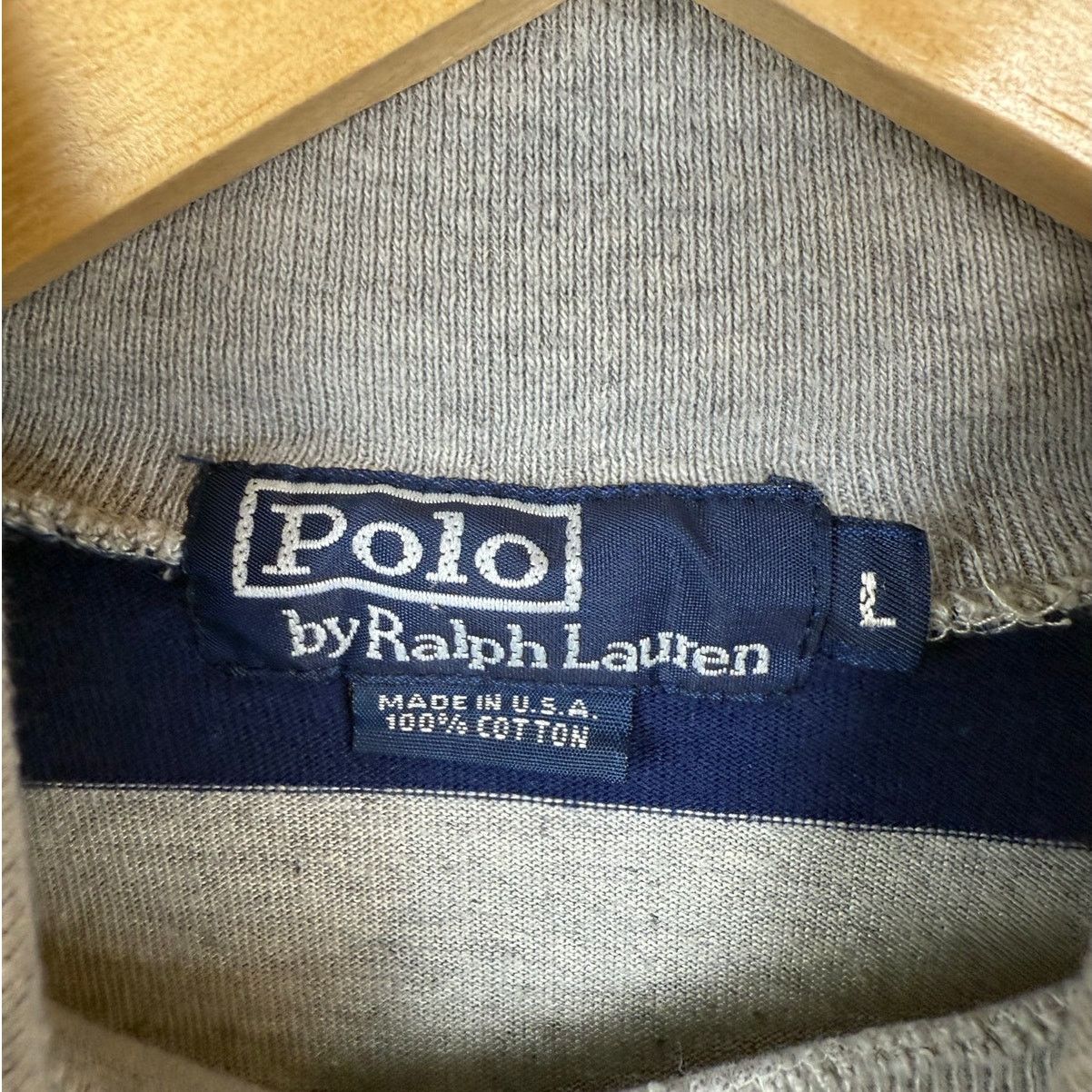 Polo Ralph Lauren × Vintage VTG 90s Polo Ralph Lauren Turtleneck Youth Sz L Striped Size L / US 10 / IT 46 - 5 Thumbnail