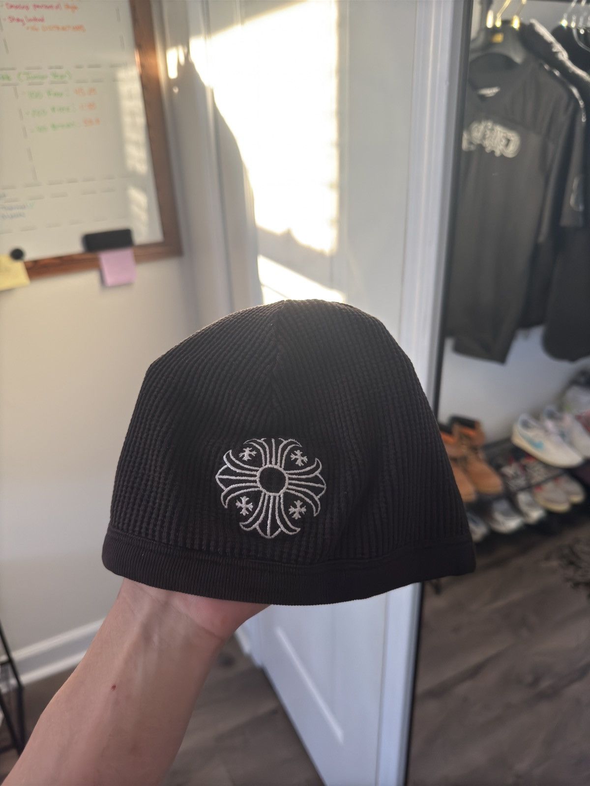 Chrome Hearts Chrome Heart CH Thermal Skull Cap Beanie | Grailed