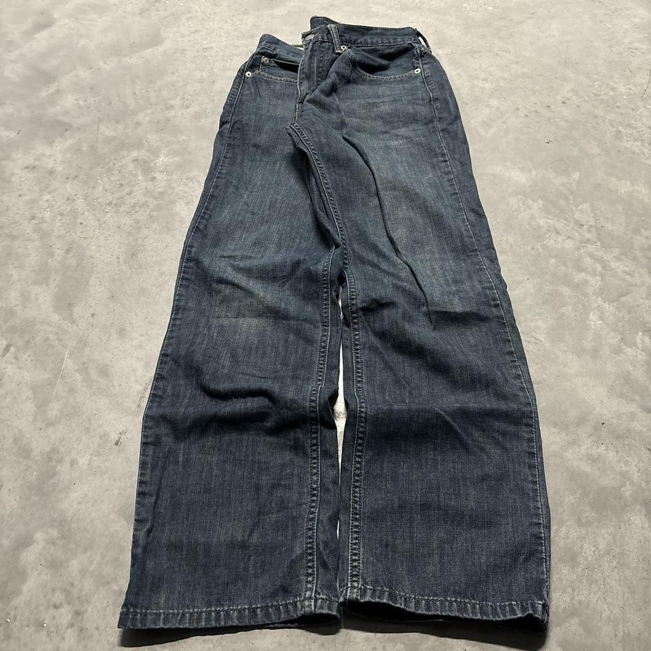 Levi's Crazy Vintage Y2K/2000s Grunge Levi’s Dark Wash Denim Jeans! Size US 31 - 3 Thumbnail