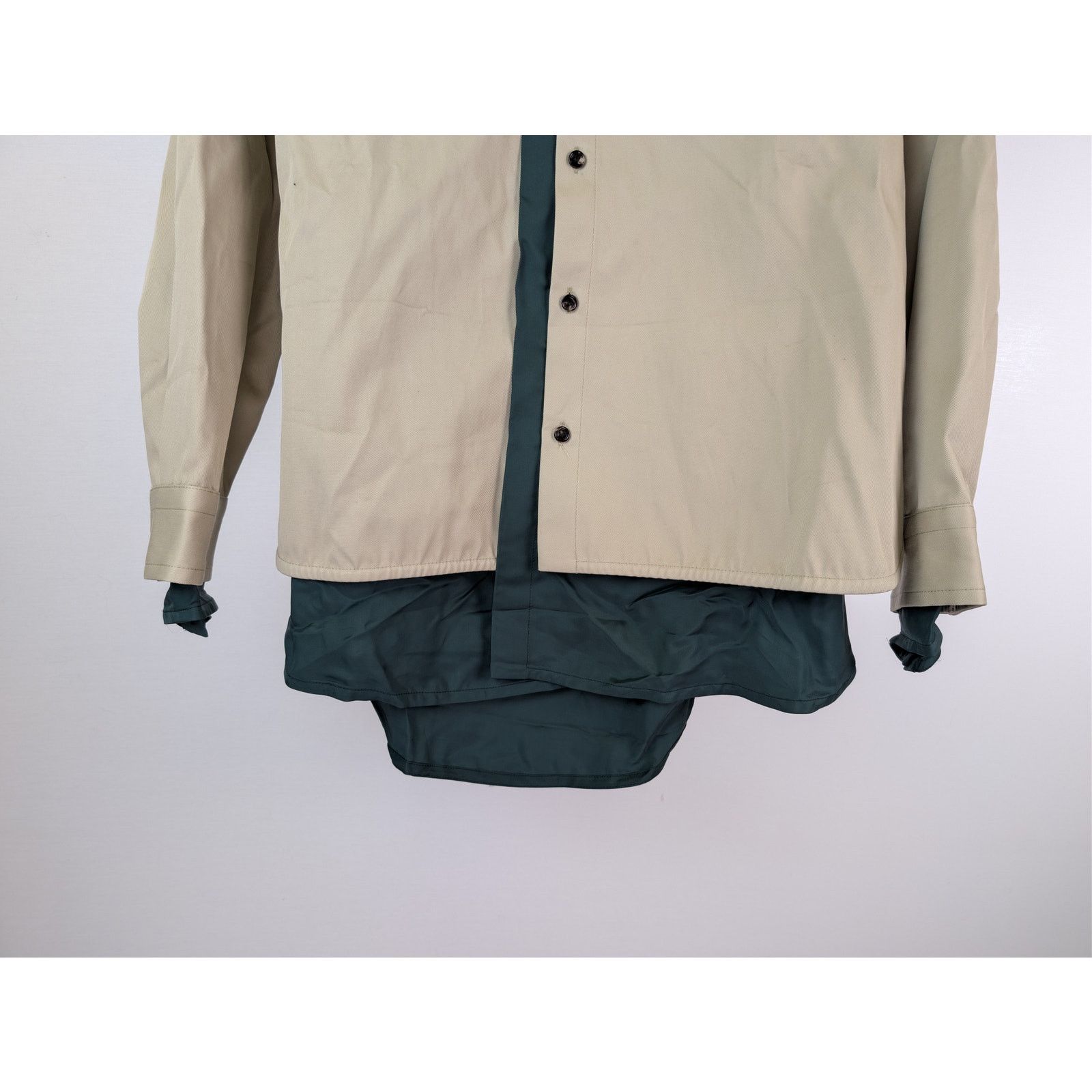 Bottega Veneta o1rshd1 Cotton Twill Overshirt Button up Shirt in Travertine Size US M / EU 48-50 / 2 - 4 Thumbnail