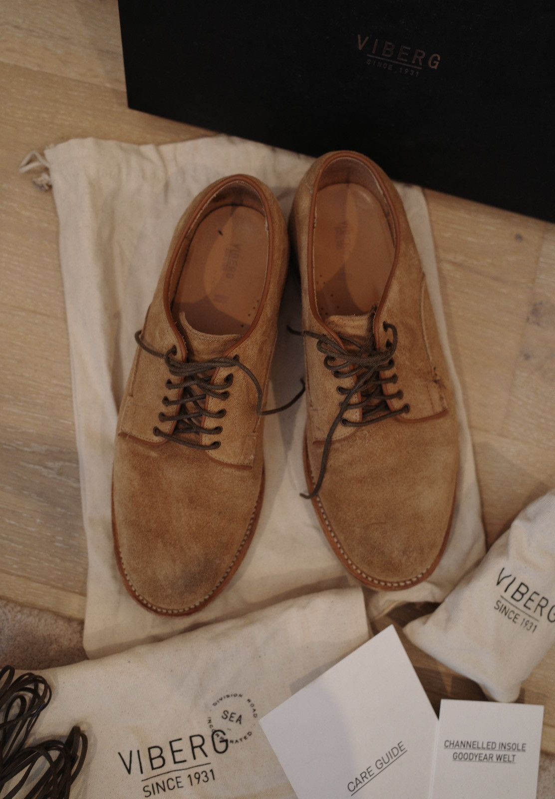 Viberg Viberg Derby 2030 size 7.5 – Vibram Rubber Sole Size US 7.5 / EU 40-41 - 2 Thumbnail