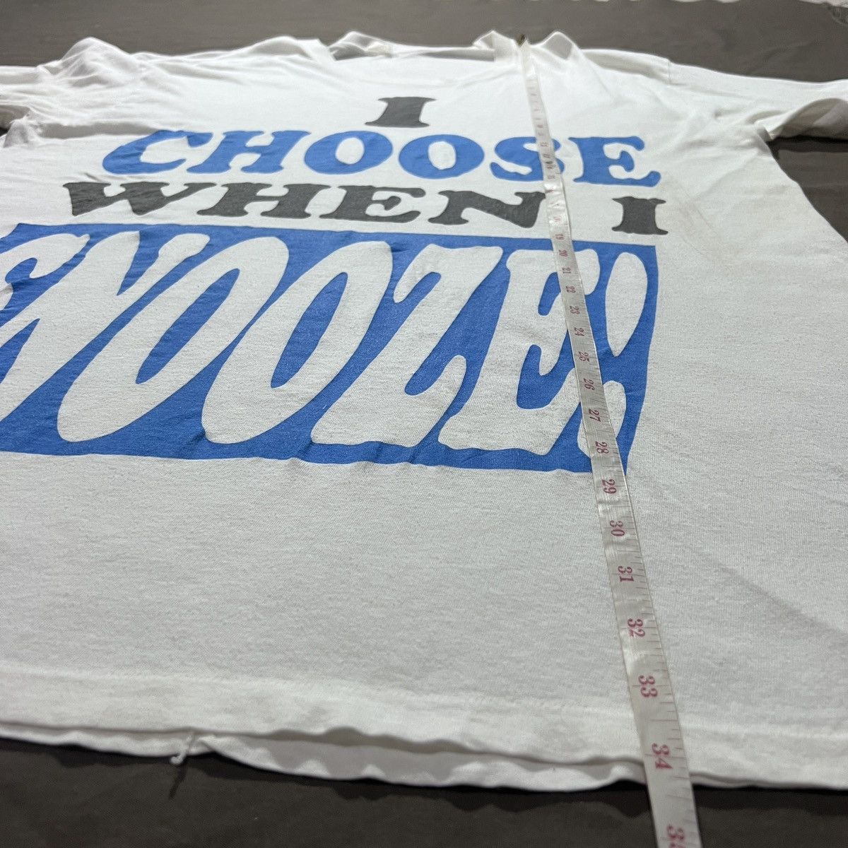 Vintage Vintage 90s I CHOOSE WHEN I SNOOZE Quote 2XL Single Stitch Size US XL / EU 56 / 4 - 6 Thumbnail