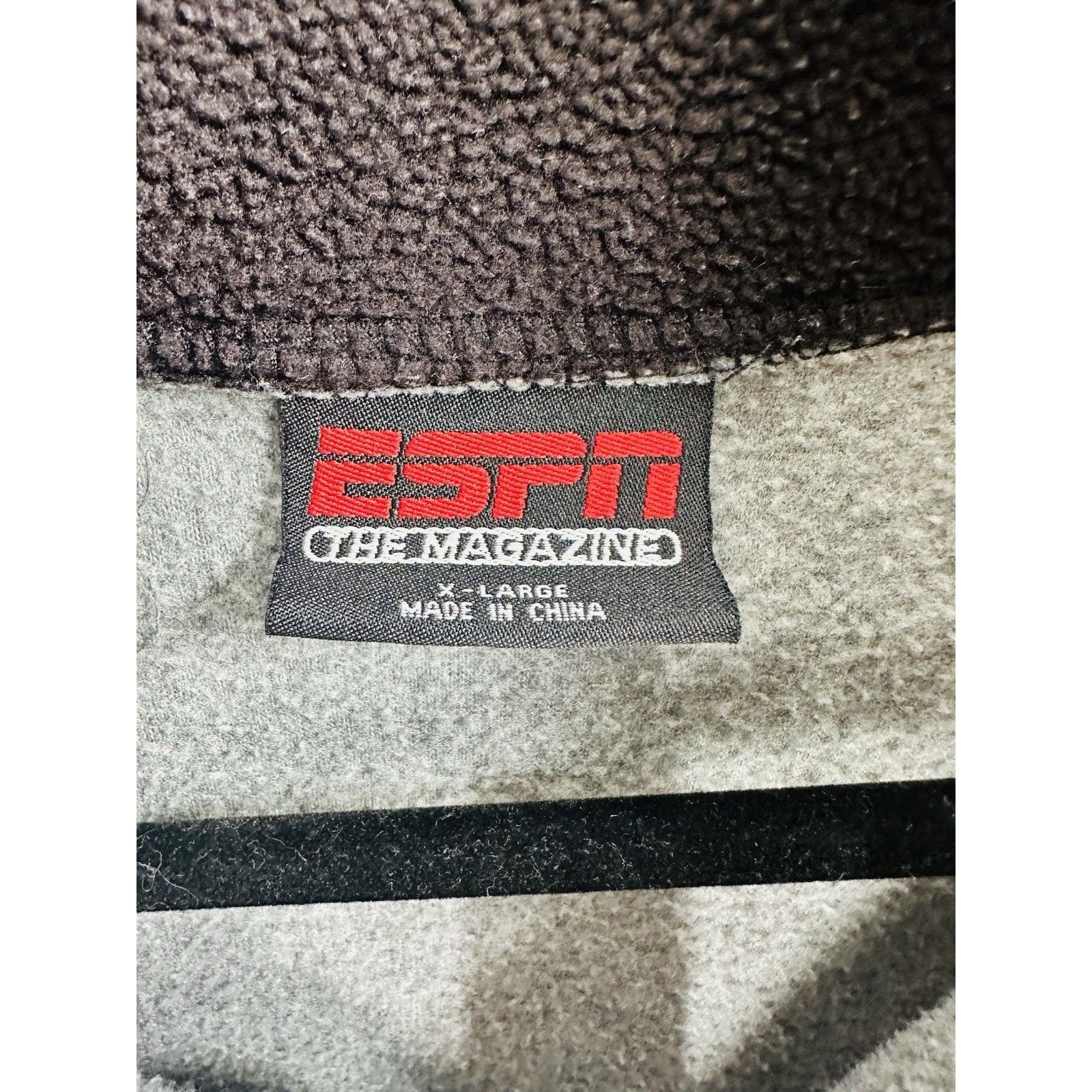 NBA Vintage Y2K ESPN SportsCenter Quarter Zip Sweatshirt Mens XL Size US XL / EU 56 / 4 - 3 Thumbnail