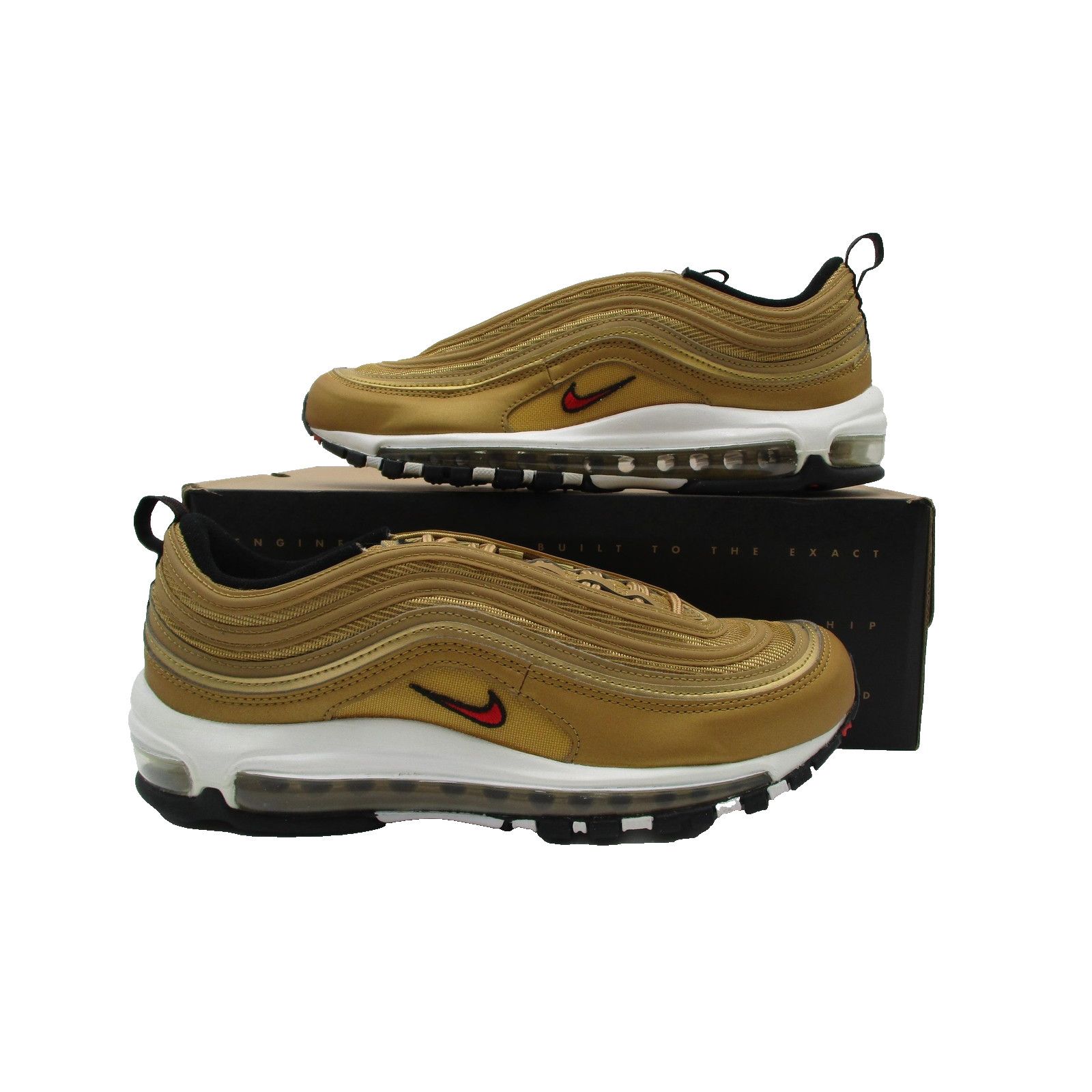 Nike Nike Air Max 97 OG Shoes Wm Sz 10.5 Metallic Gold DQ9131-700 Size US 10.5 / IT 40.5 - 1 Thumbnail